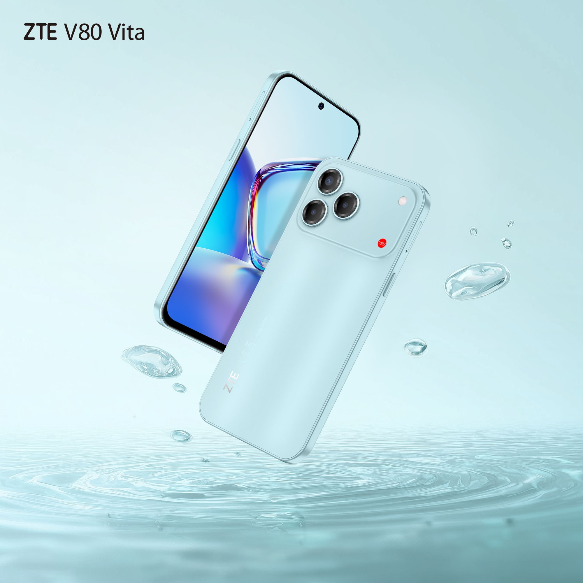 ZTE Smartphone »Blade V80 Vita« cyan