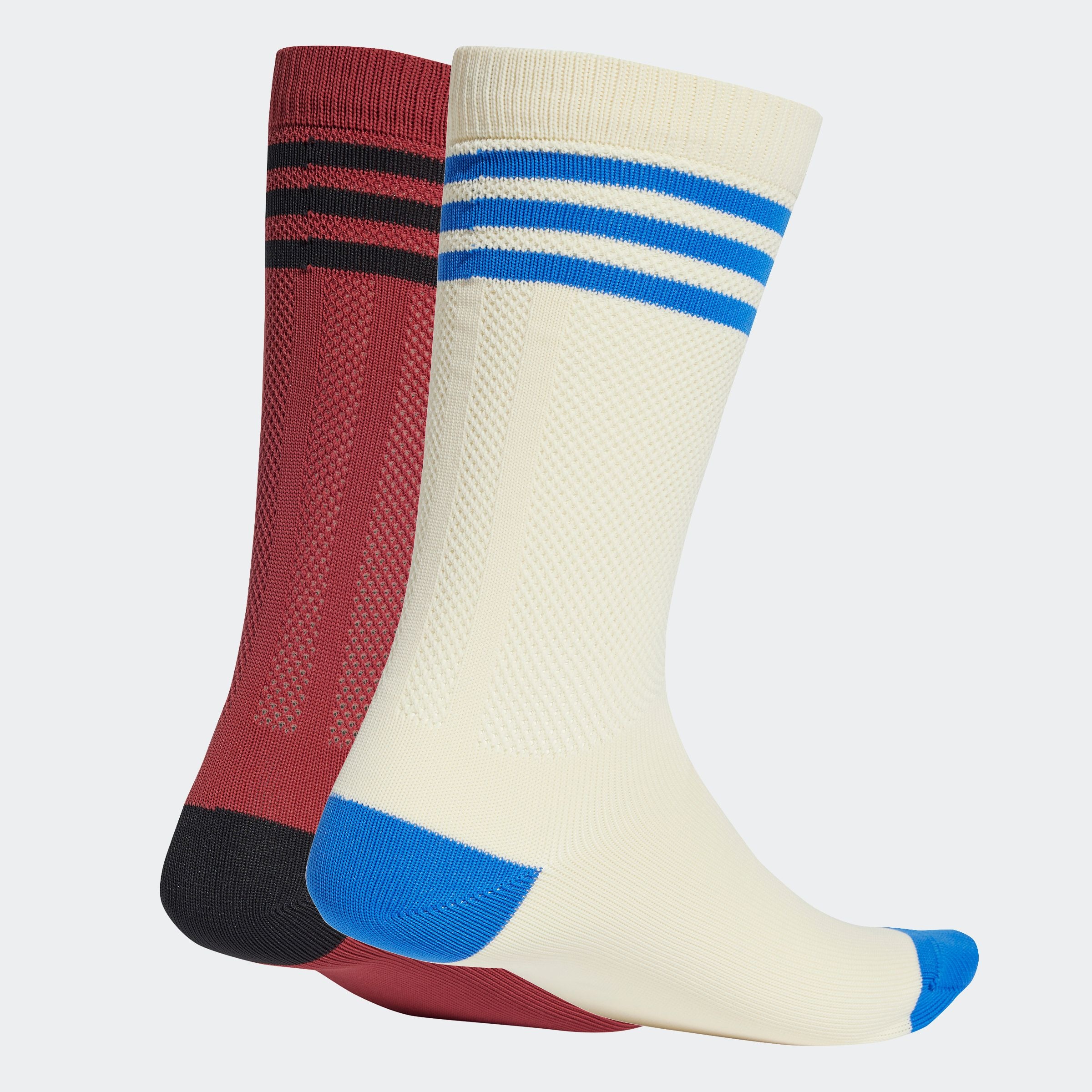 adidas Originals Sportsocken »KNEE SOCK 2PP«, (2 Paar), Kniestrümpfe mit drei Streifen, 2er Packung