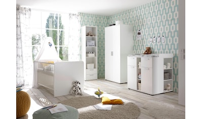 Babyzimmer-Komplettset »Bibo«, (Set, 3 St., Bett, Wickelkommode, Schrank)