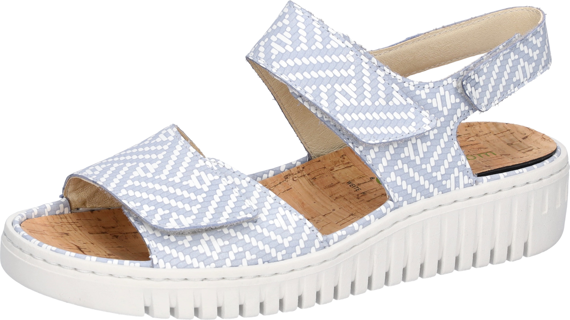 Waldläufer Keilsandalette »H-Willow«  Sommerschuh, Sandale, Klettschuh mit Kork-Fußbett, Weite H