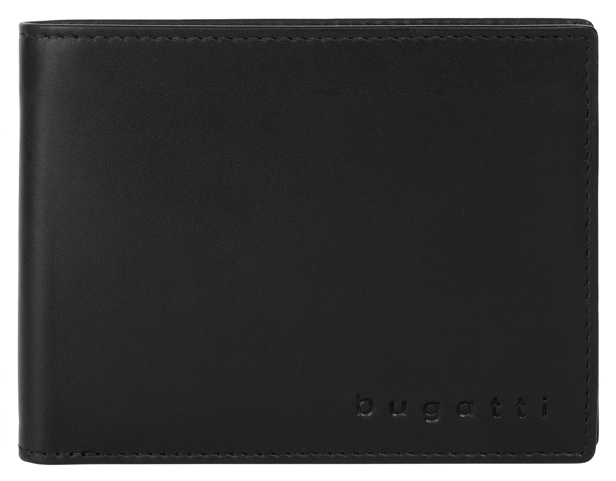 bugatti Geldbörse "BUGATTI Herren SUPER SLIM RFID echt Leder" echt Leder