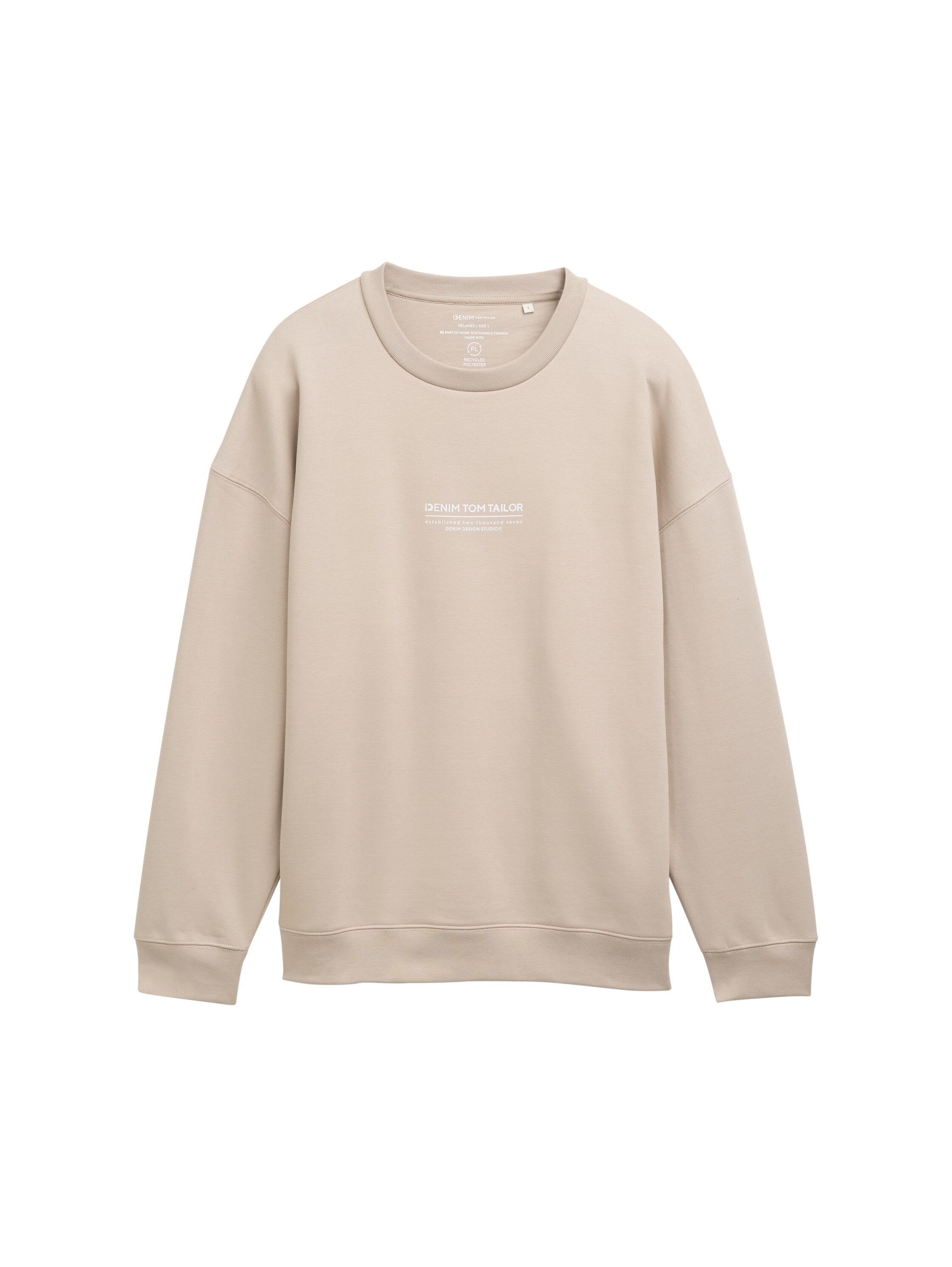 TOM TAILOR Denim Sweatshirt, mit Logo Print