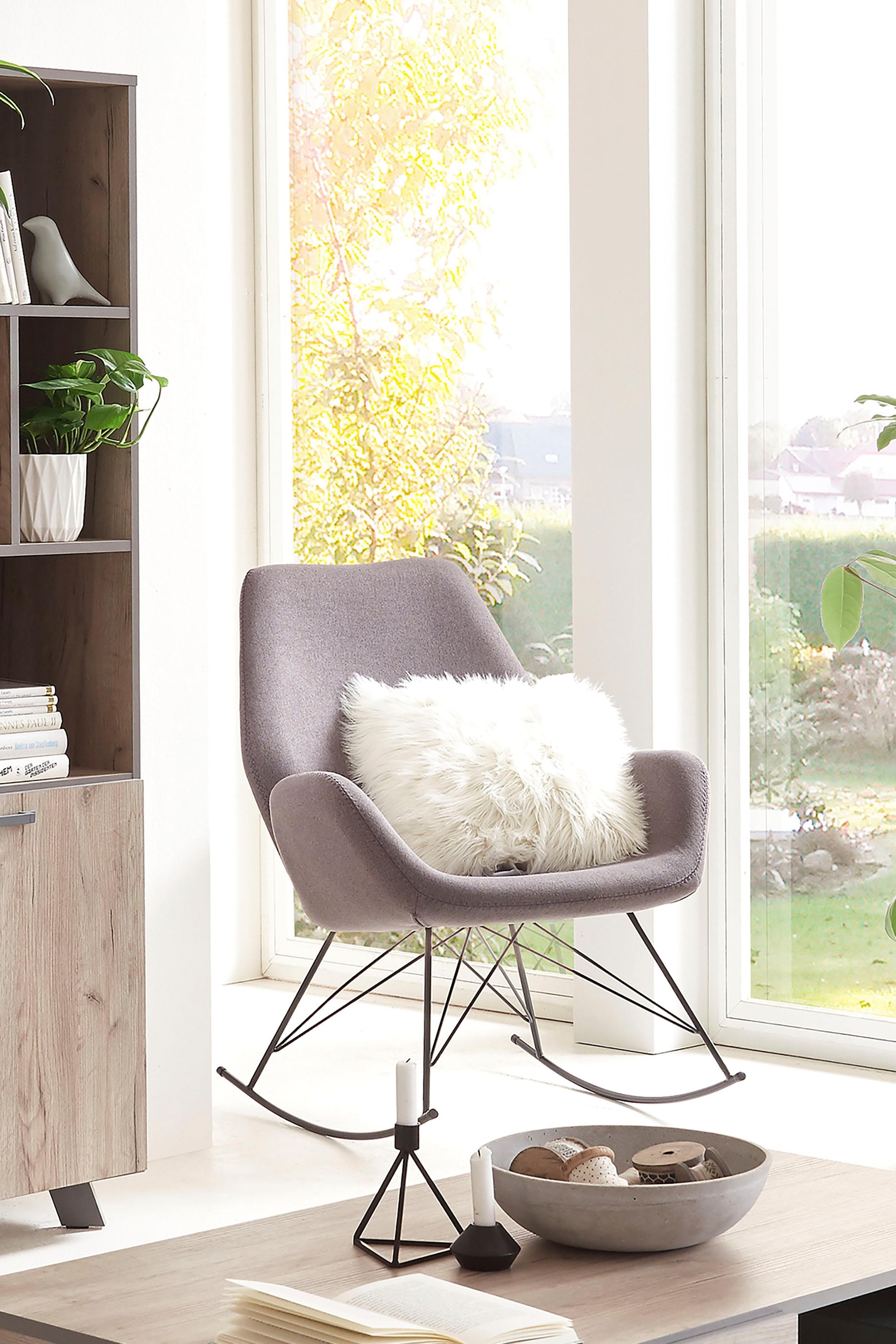 Homexperts Schaukelstuhl, Webstoff