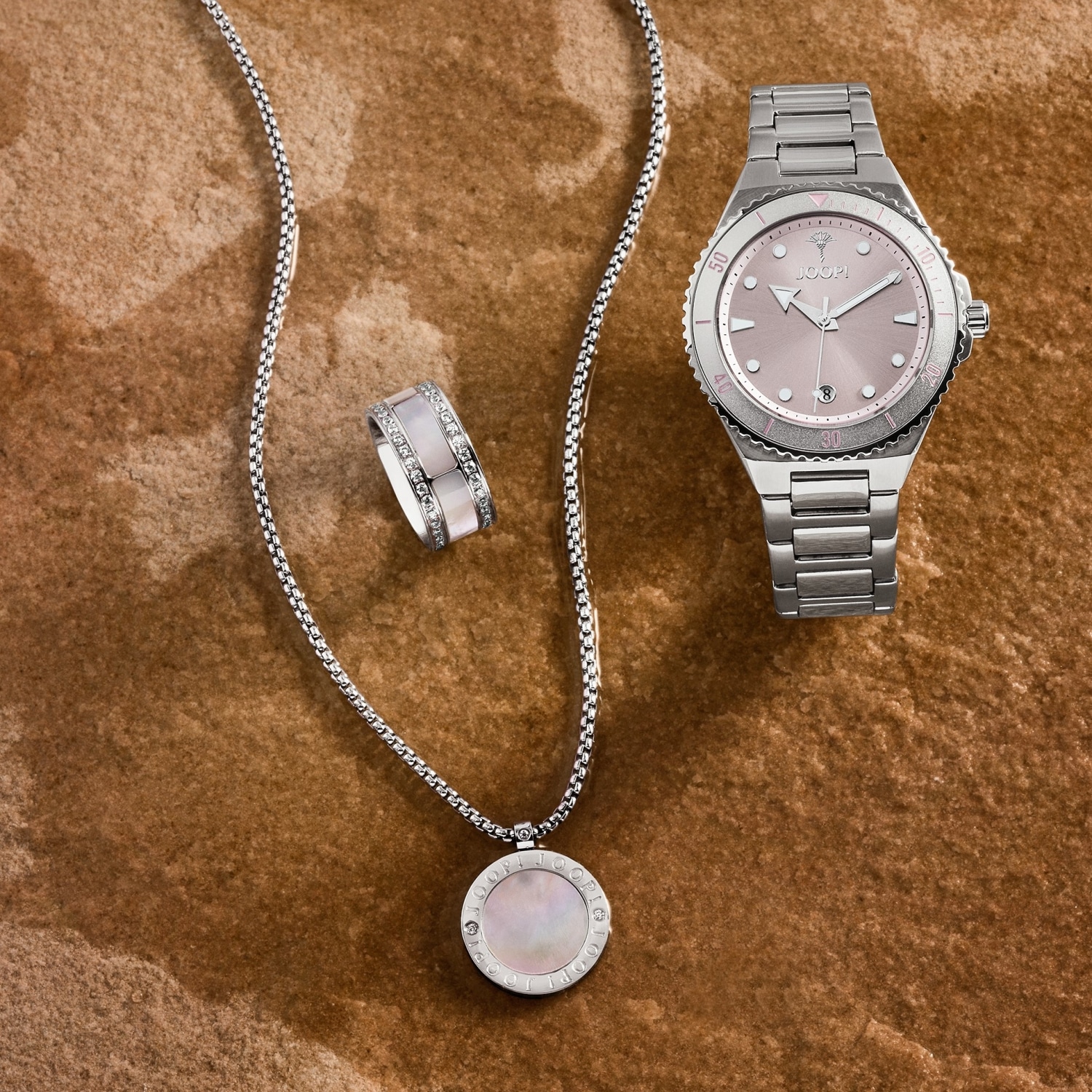 JOOP! Fingerring »2039778/-79/-80« mit Zirkonia (synth.)