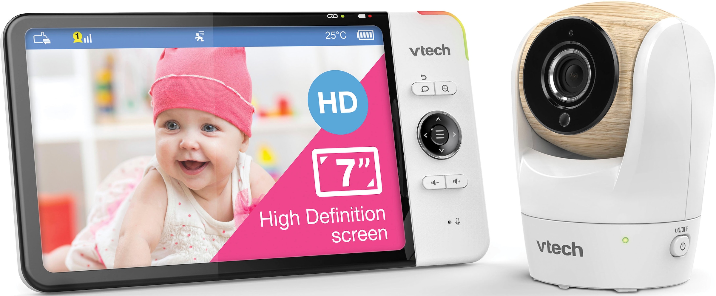 Vtech® Video-Babyphone »Babymonitor VM919 HD«, (Packung, 10 tlg.)