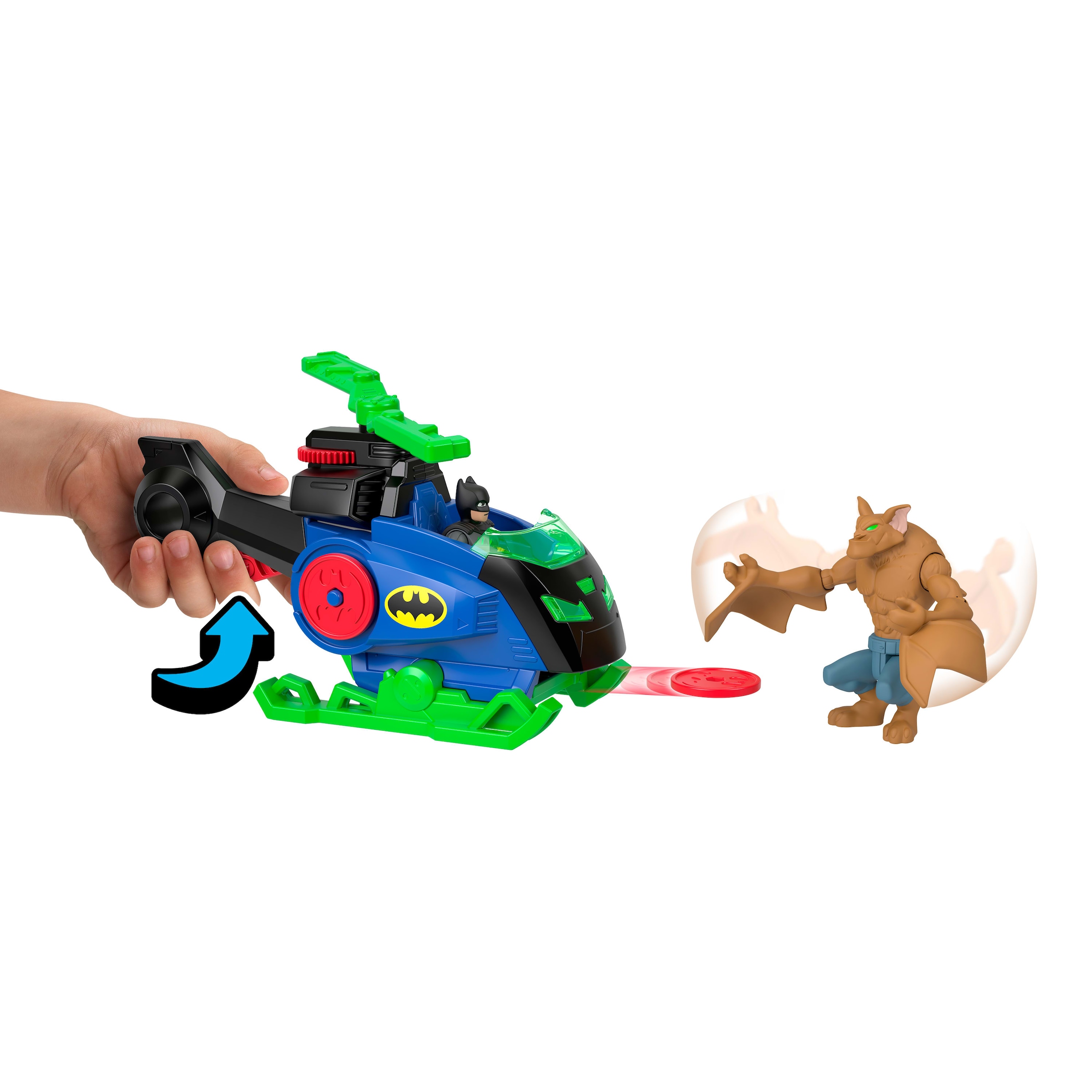 Mattel® Spielzeug-Hubschrauber »Imaginext DC Super Friends Batman Helicopter« inklusive 2 Figuren