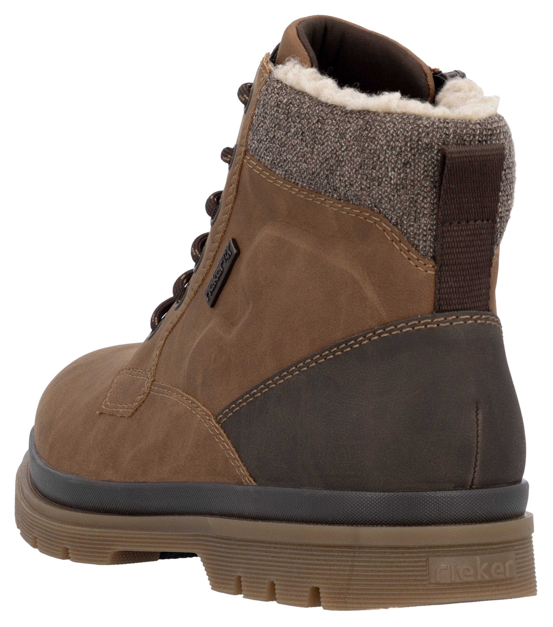 Rieker Winterstiefelette  Winterboots, Schnürboots mit Innenreißverschluss und RiekerTex