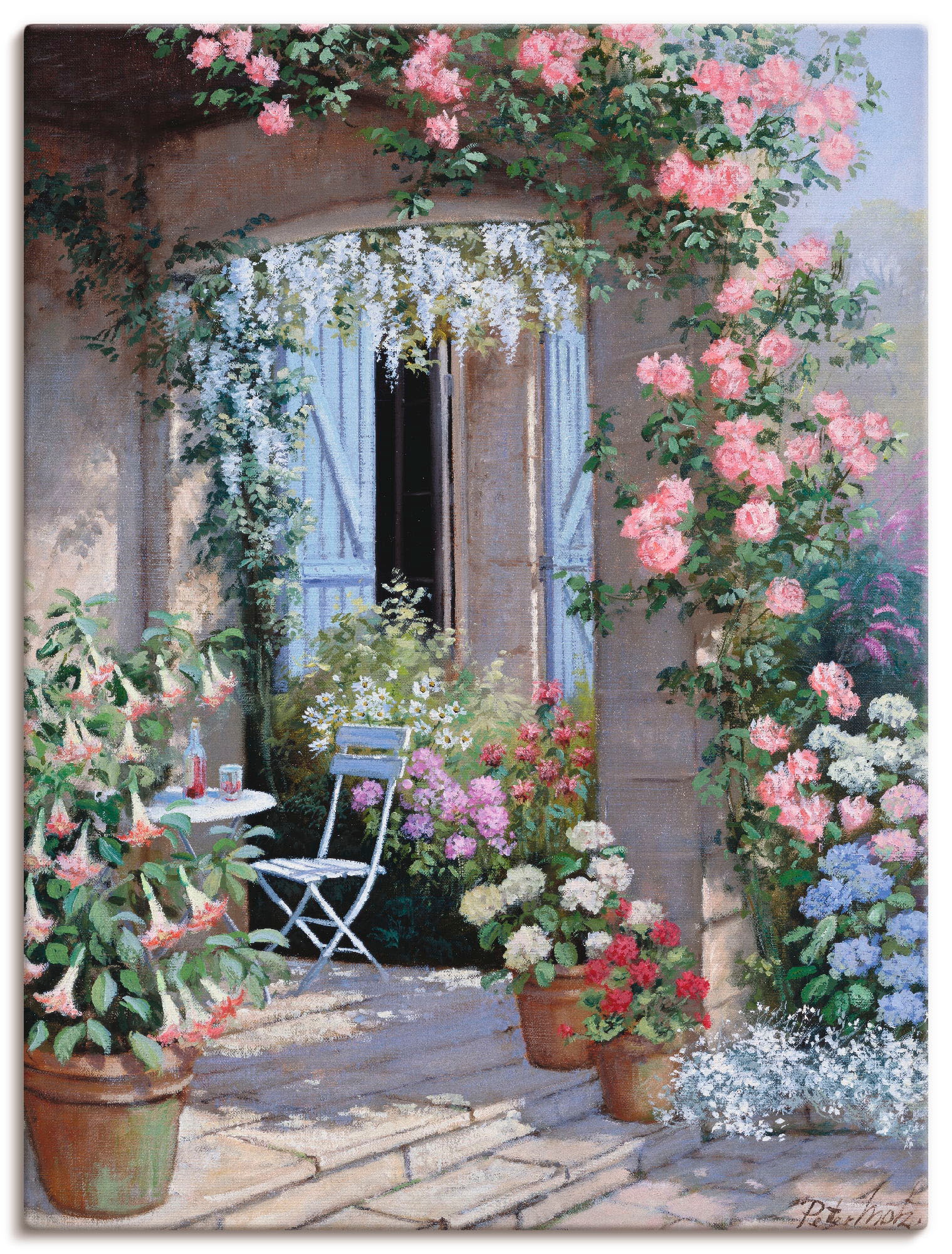 Artland Wandbild »Blumenangebot«, Garten, (1 St.), als Leinwandbild,  Wandaufkleber oder Poster in versch. Größen auf Raten bestellen