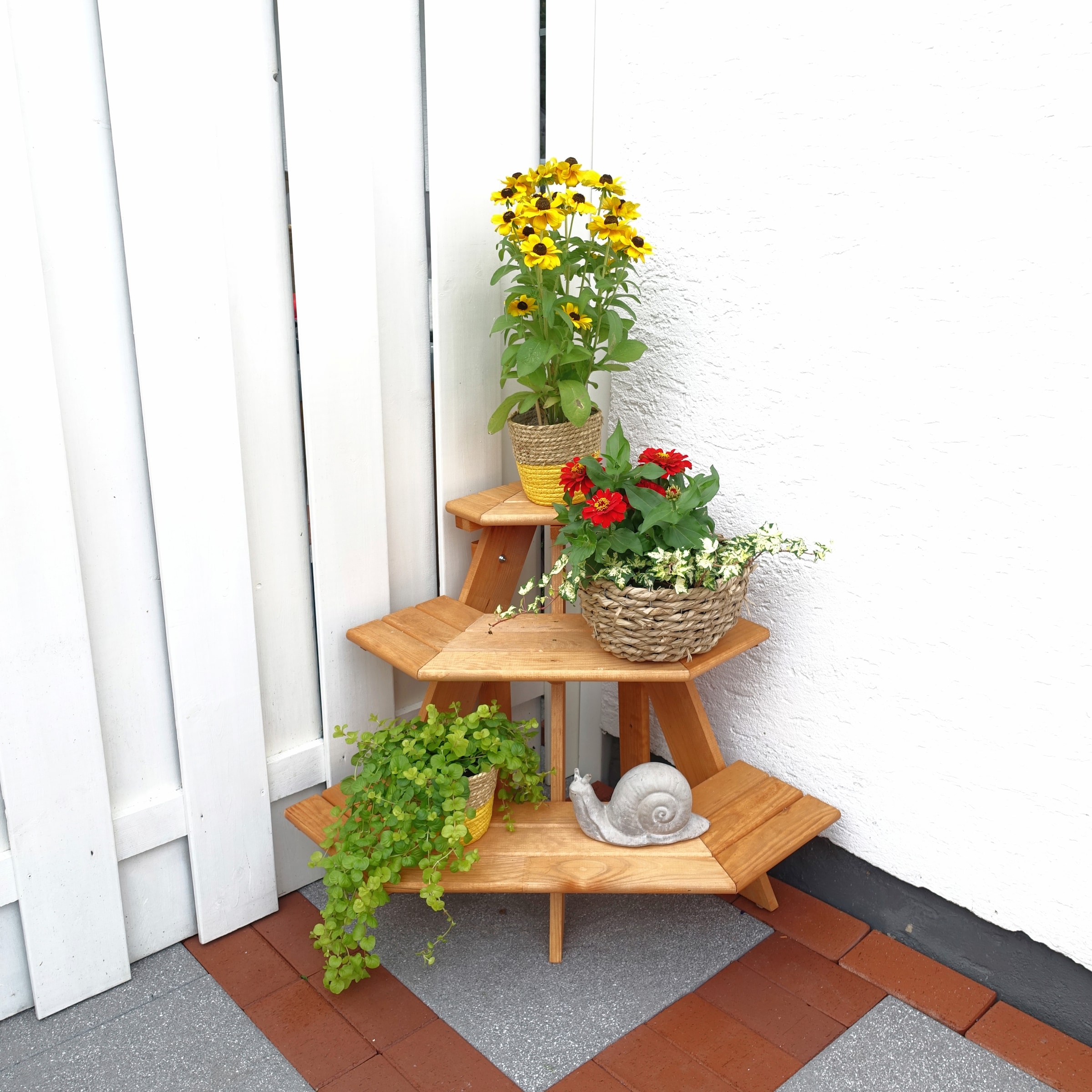 promadino Blumenständer »Blummentreppe Ecke«, BxTxH: 87x59x62 cm auf Raten  kaufen