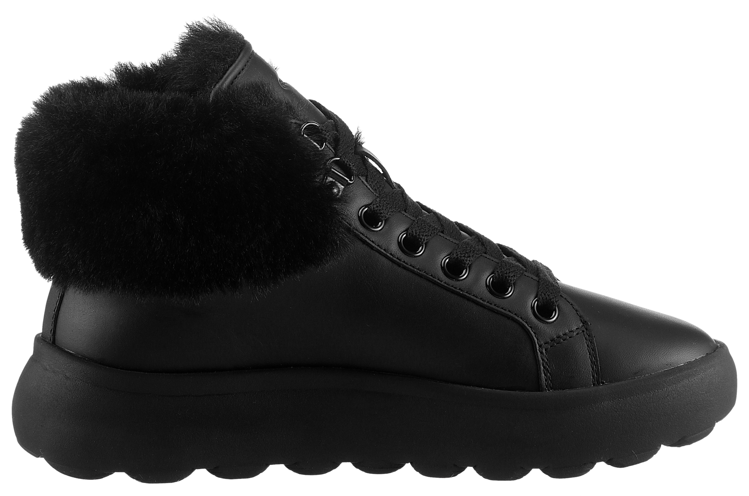 Geox Winterboots »D SPHERICA«, High Top Sneaker, Schnürboots, Winterboots mit Plateausohle