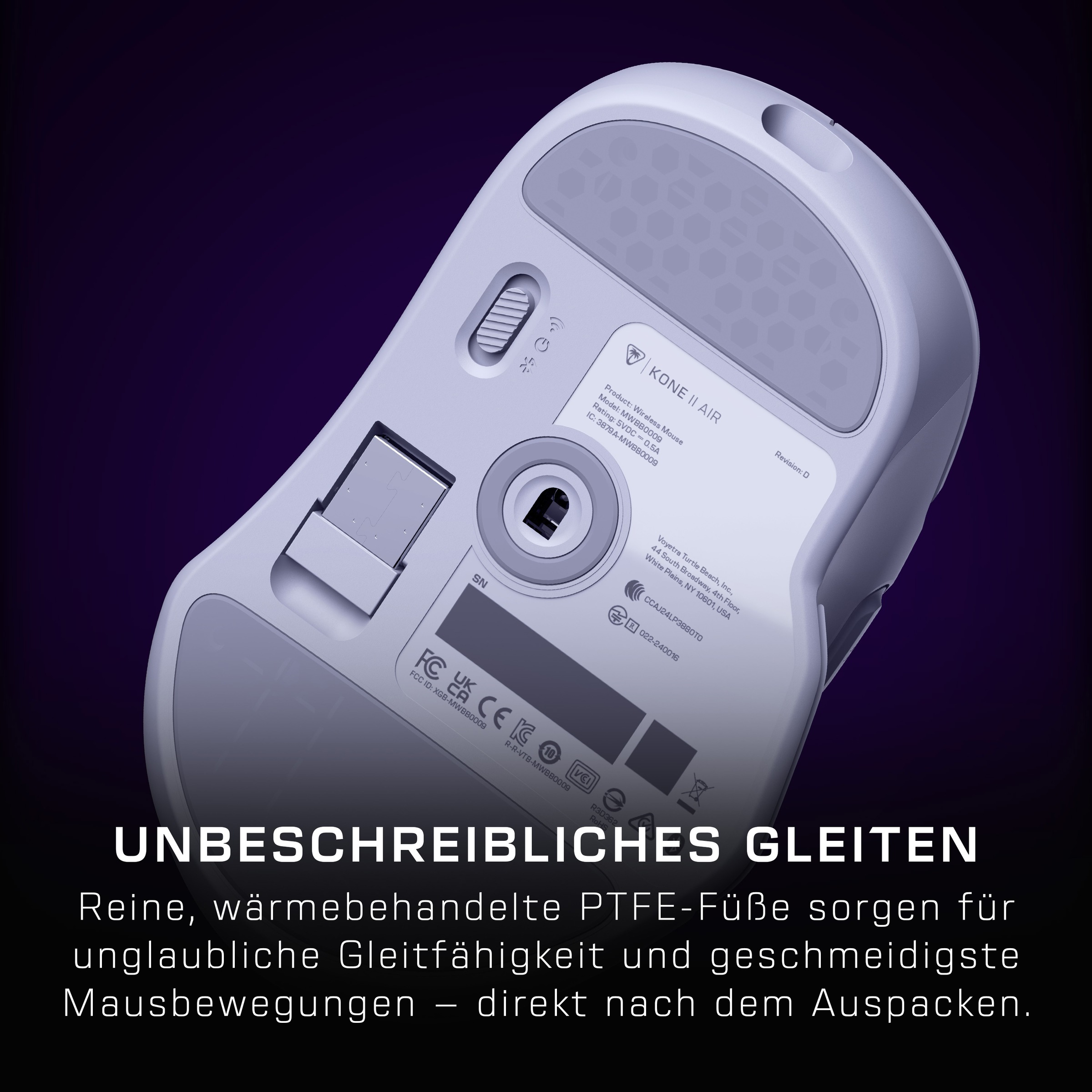 Turtle Beach Gaming-Maus »Kone II Air«, Bluetooth-Funk