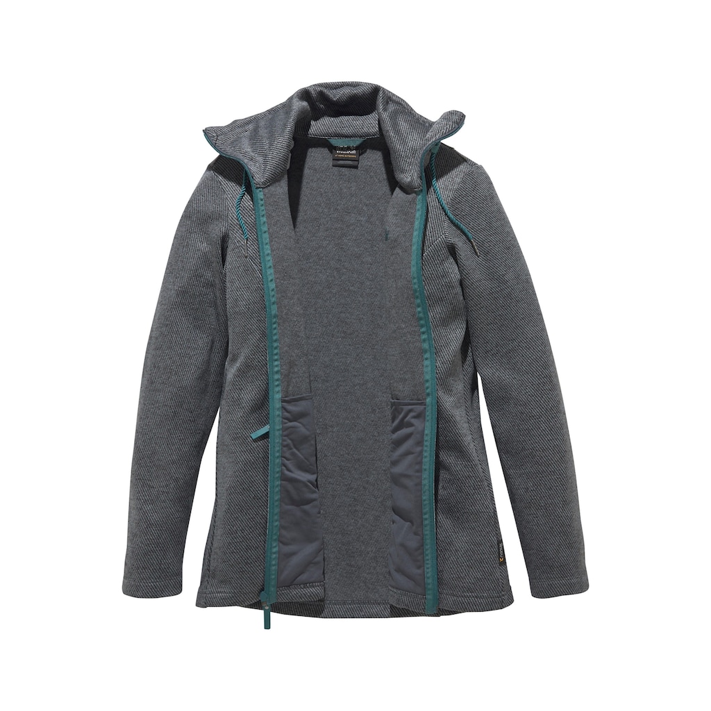 Jack Wolfskin Strickfleecejacke »BAKER LAKE«, ohne Kapuze