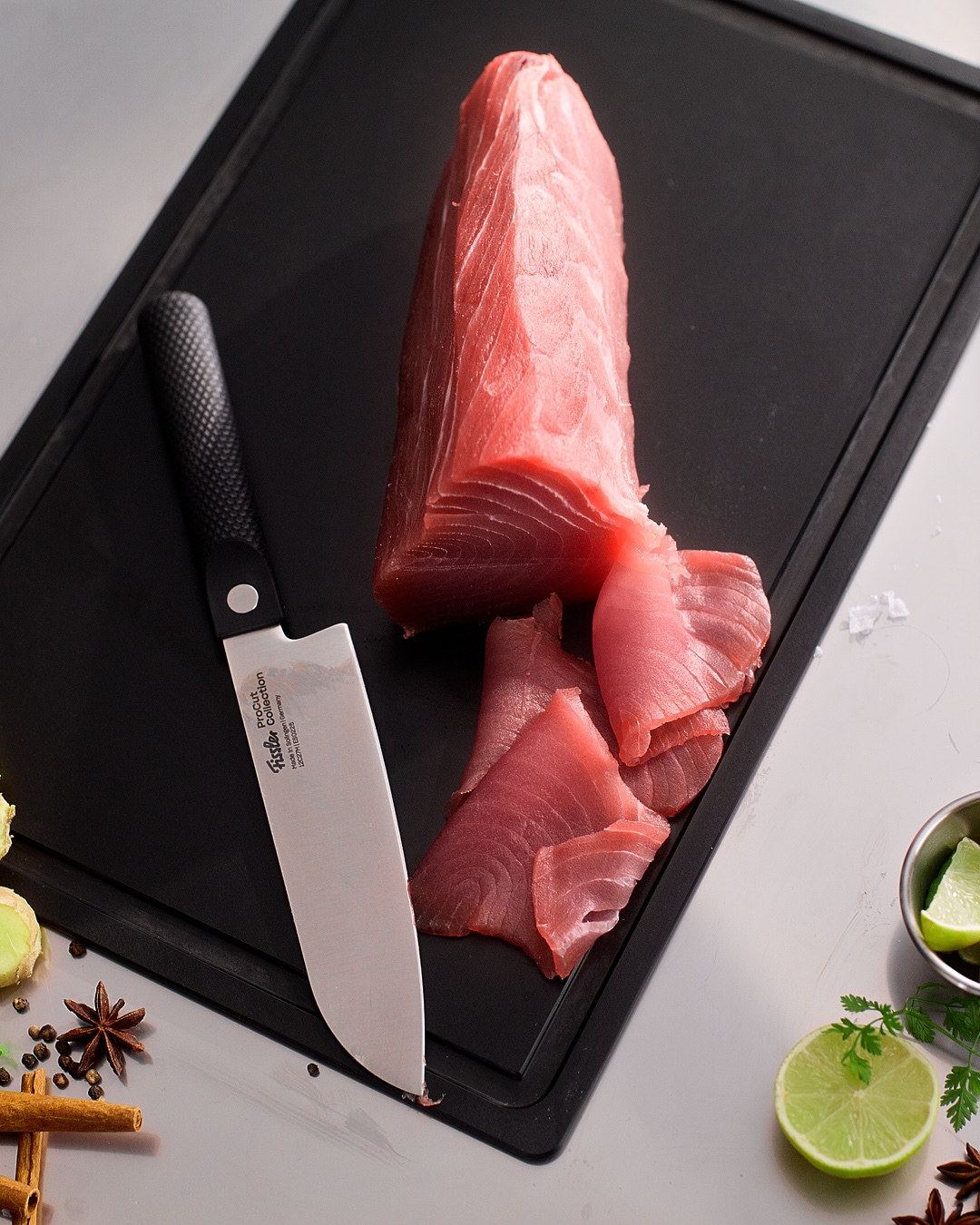 Fissler Santokumesser »ProcCut Collection« Made in Germany , handgeschliffen , 12C27M Spezialmesserstahl