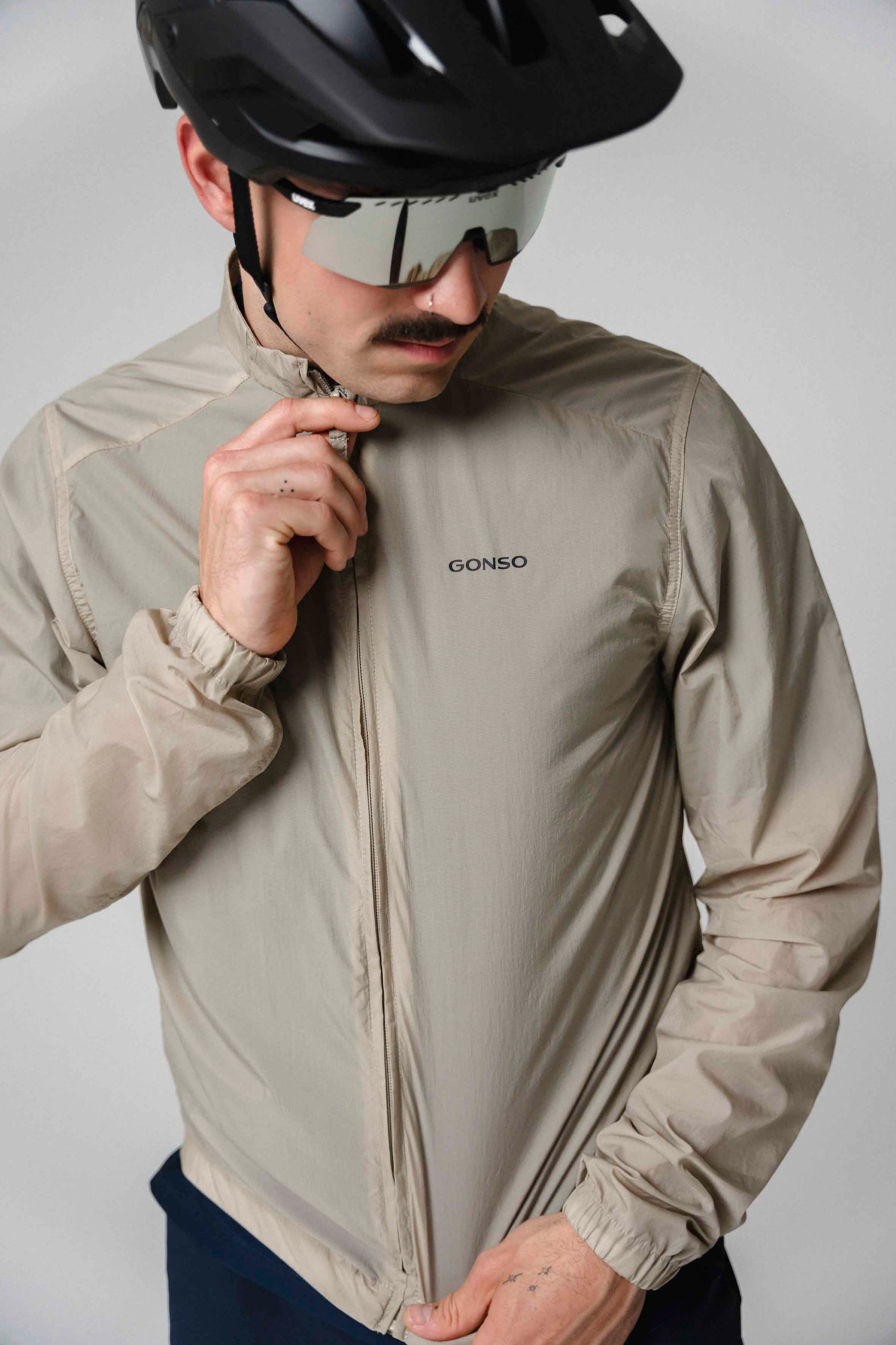 Gonso Windbreaker »Adventure Jacket Wind M« Herren Windjacke, leichte u. winddichte Fahrradjacke, geringes Packmaß