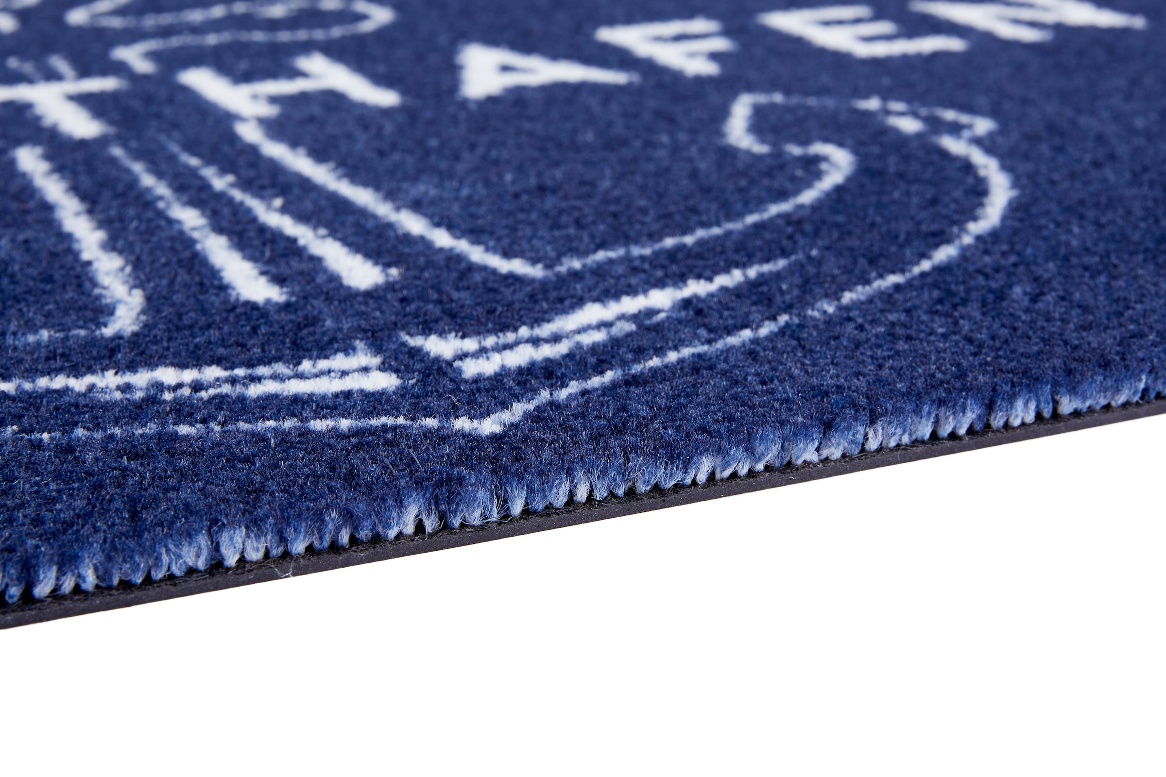ASTRA Fußmatte »Deco Brush 1630«, rechteckig, 7 mm Höhe, Schmutzfangmatte, mit Spruch, In -und Outdoor geeignet