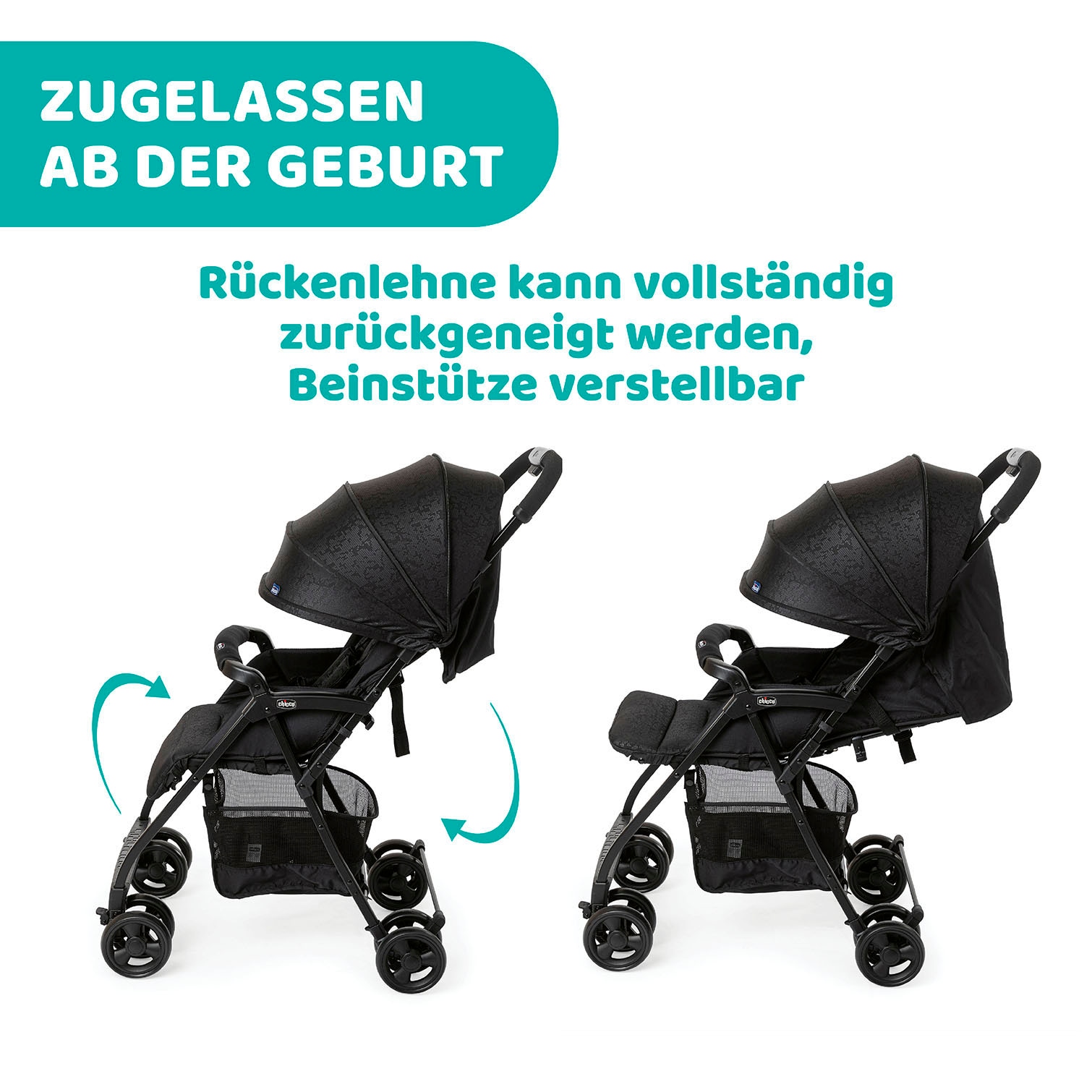 Chicco Sportbuggy »Ohlala 3«, inklusive Regenschutz