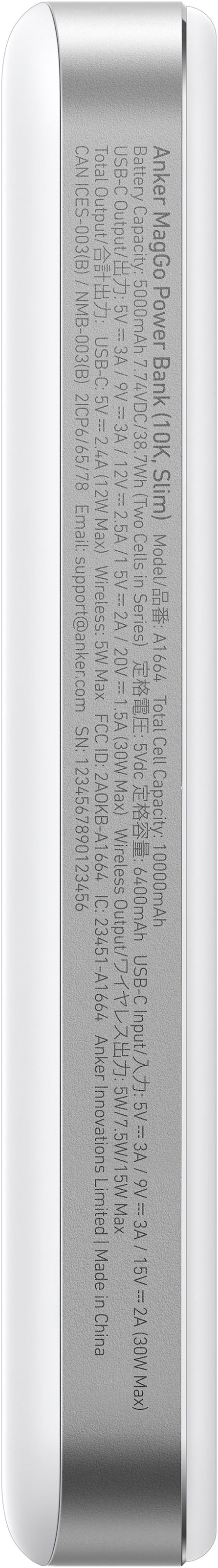 Anker Powerbank »MagGo Powerbank (10.000mAh, Slim)«, 10000 mAh