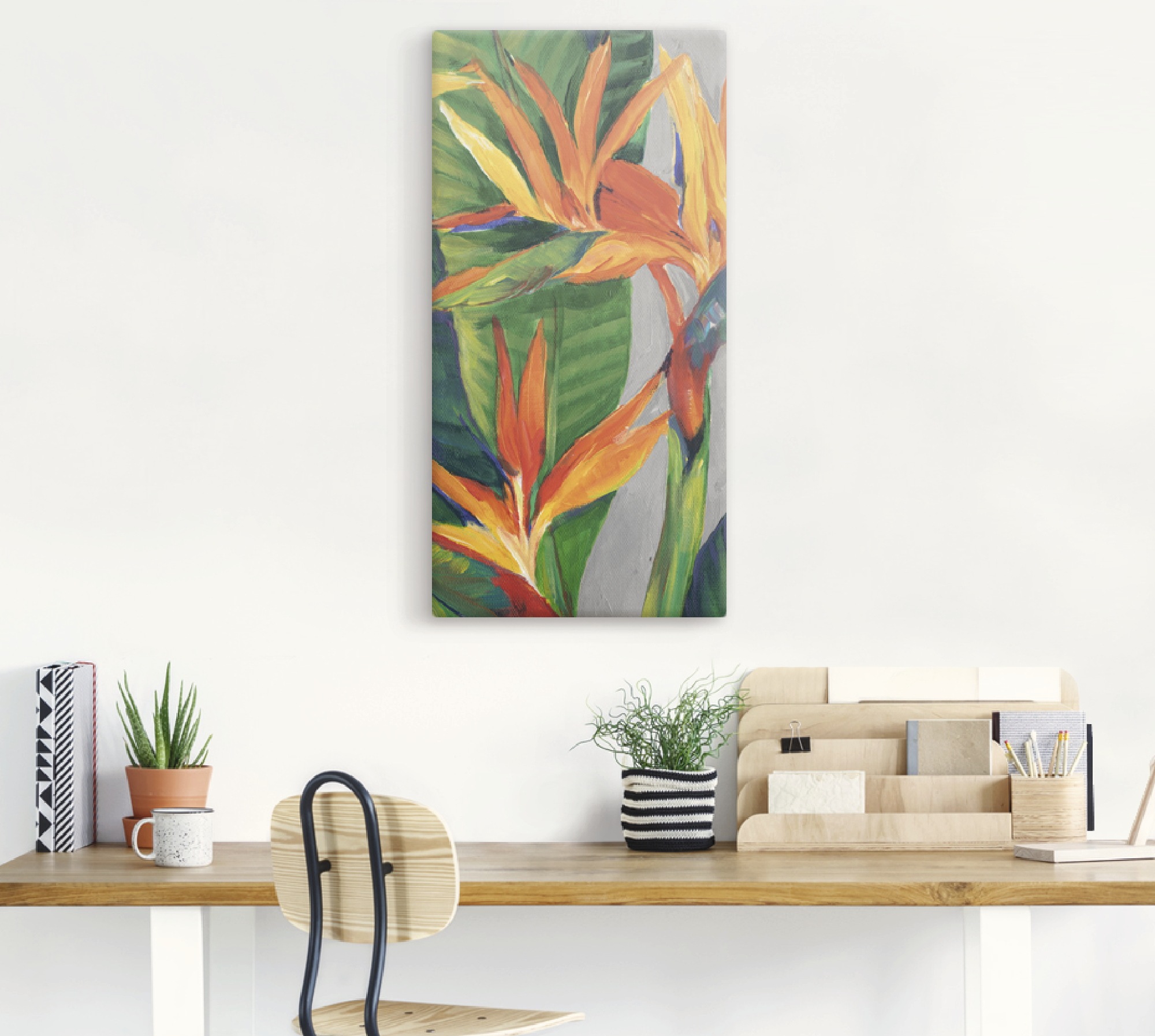 Artland Wandbild »Paradiesvogel II«, Pflanzen, (1 St.), als Alubild, Outdoorbild, Leinwandbild, Poster in verschied. Größen