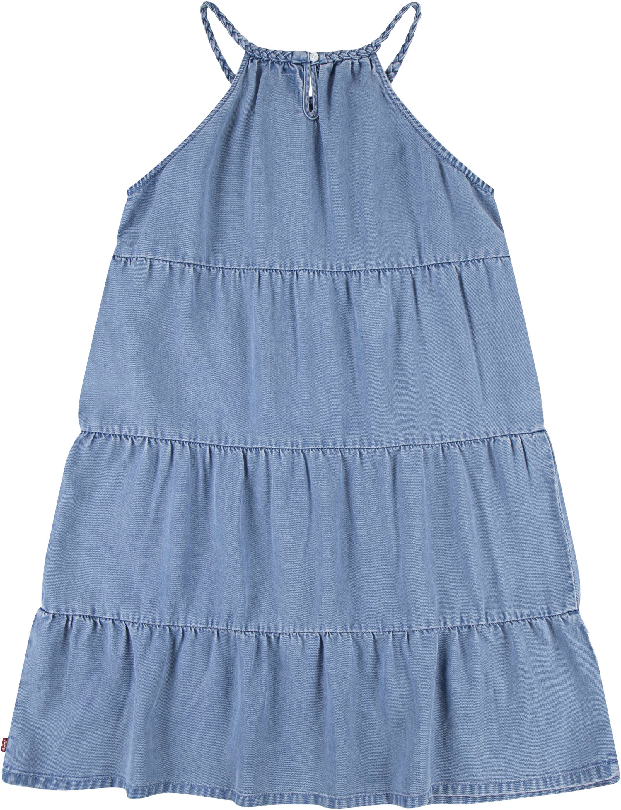 Levi's® Kids Neckholderkleid »LVG HALTER TIERED DRESS« mit horizontalen Nähten