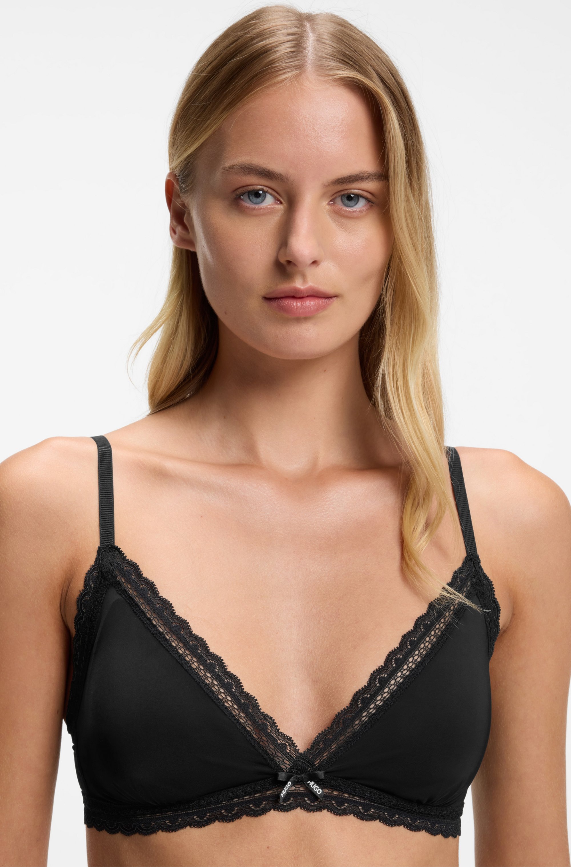 HUGO Underwear Triangel-BH »Unique« mit Spitze