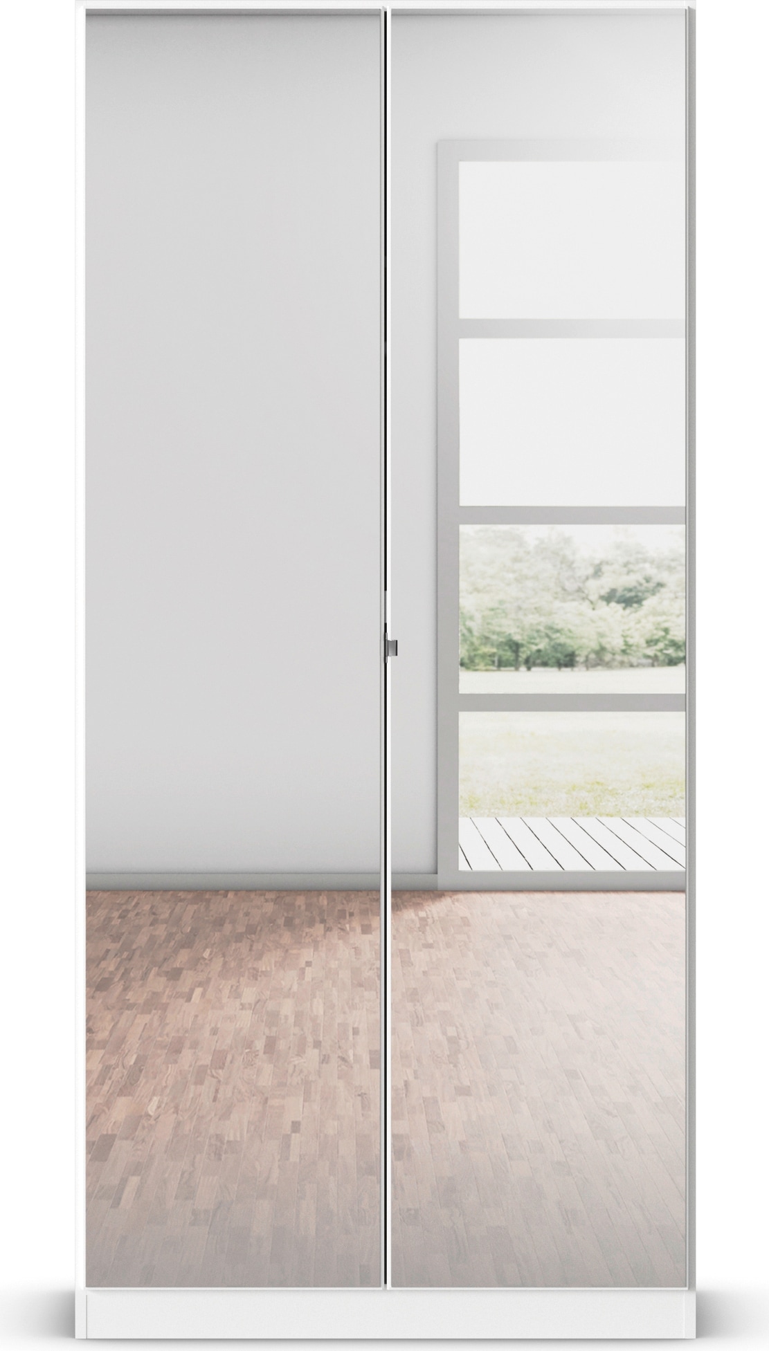 rauch Kleiderschrank »Reflect« mit Spiegelfront, inkl. praktischer Inneneinteilung