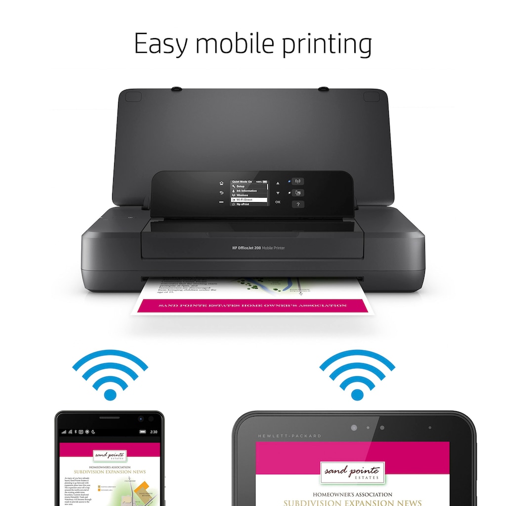 HP mobiler Drucker »OfficeJet 200 Mobildrucker«