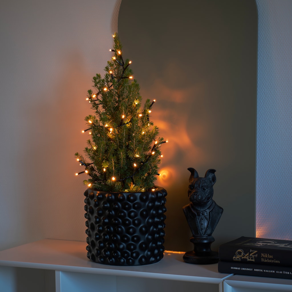 KONSTSMIDE LED-Lichterkette »Büschellichterkette Cluster, Weihnachtsdeko«, mit 200 bernsteinfarbenen Dioden