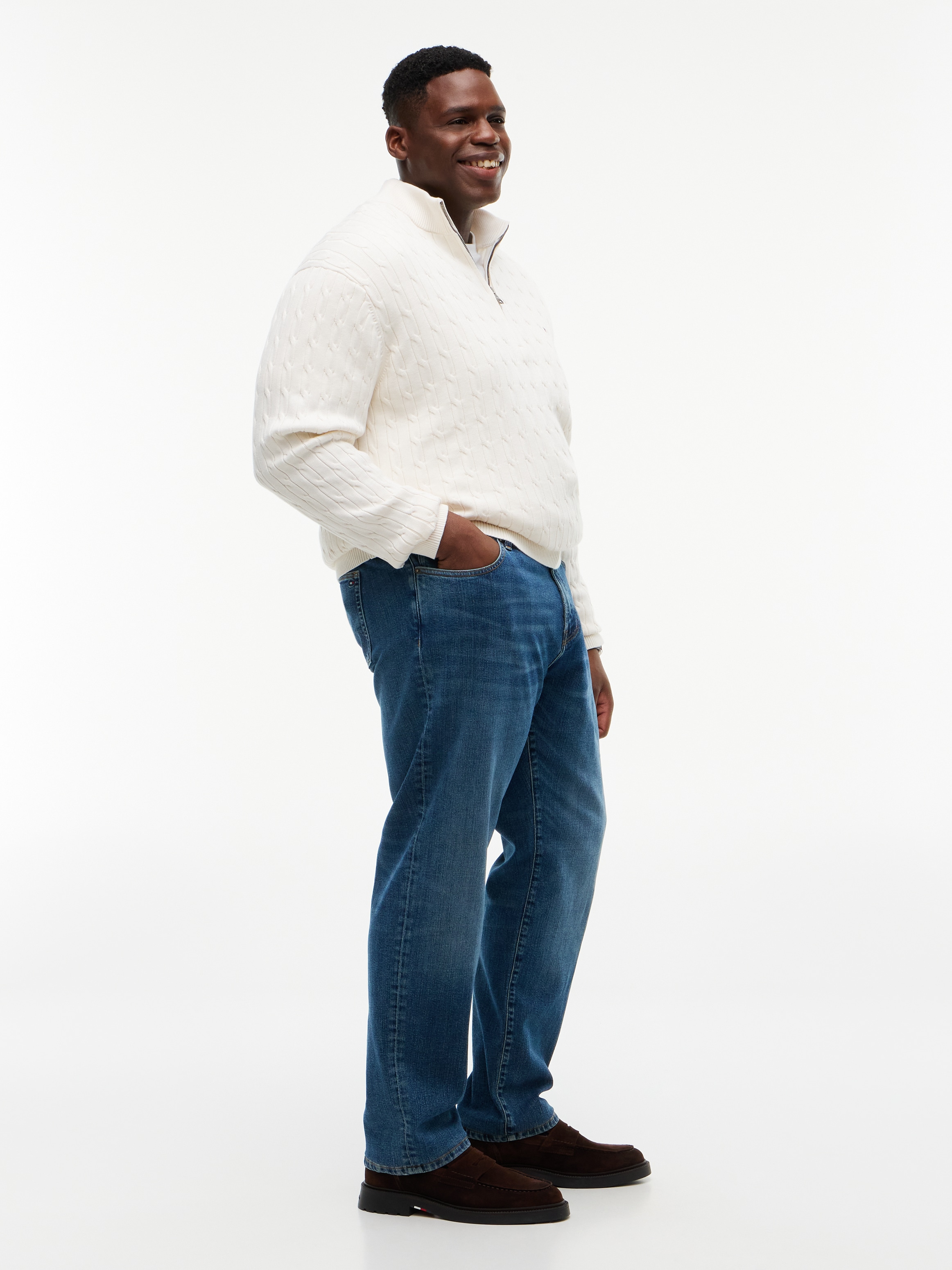 Tommy Hilfiger Big & Tall Regular-fit-Jeans »BT-MADISON« mit Fade-Effekten, regular fit, gerades Bein, Große Größen