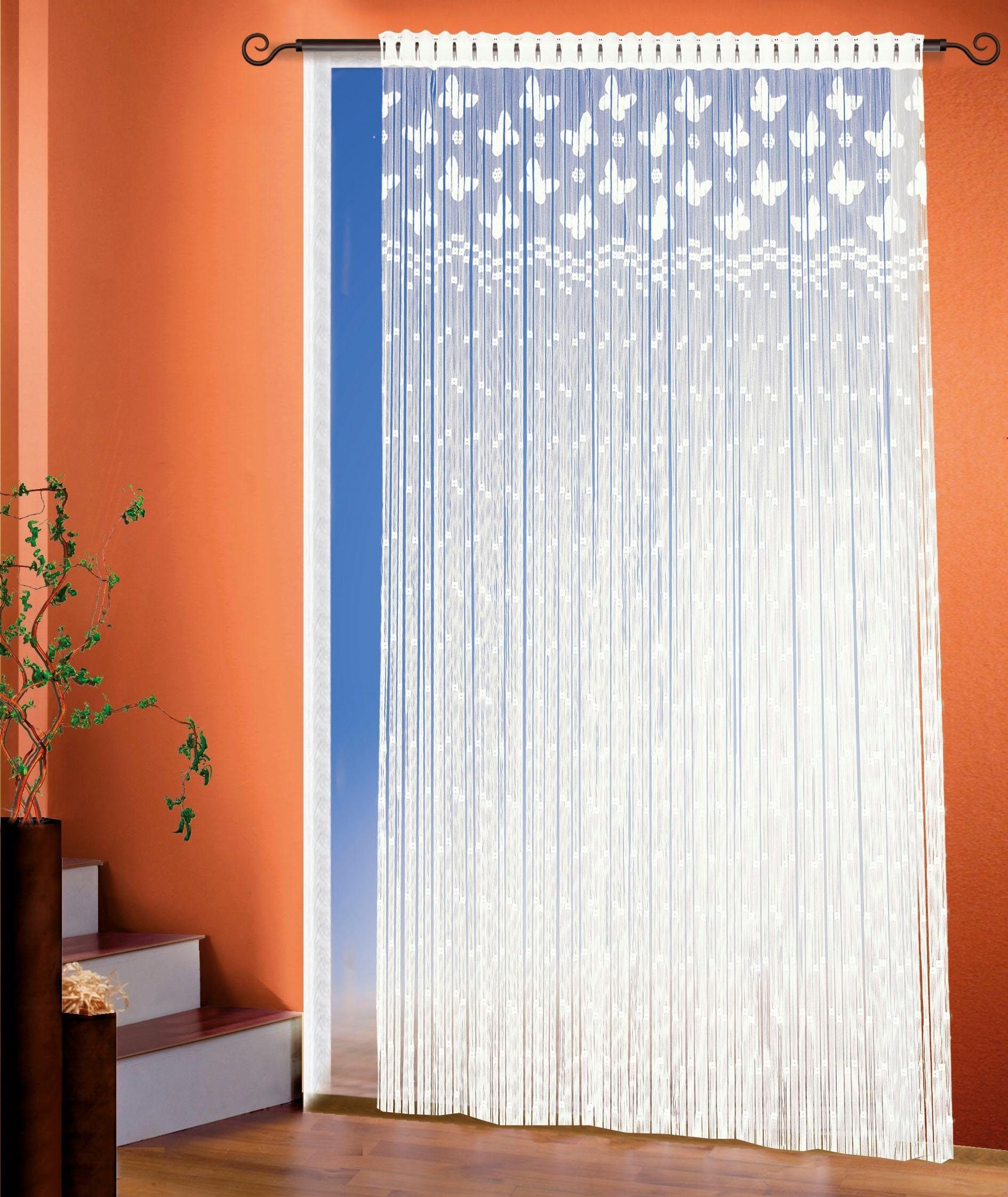 WILLKOMMEN ZUHAUSE by ALBANI GROUP Fadenvorhang »Neuss«, (1 St.), HxB: 245x135,... kaufen