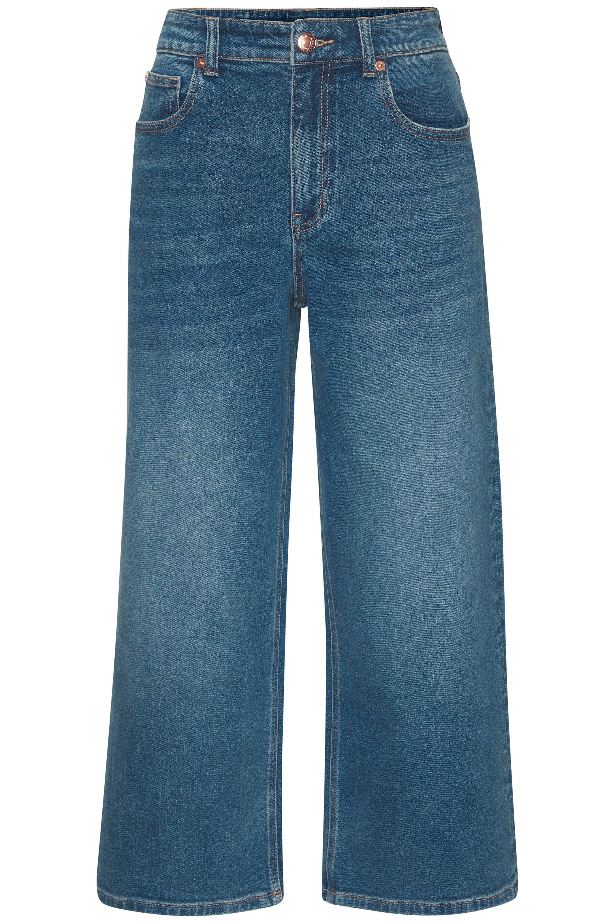 LASCANA 7/8-Jeans, aus Baumwoll-Denim, Straight-Leg
