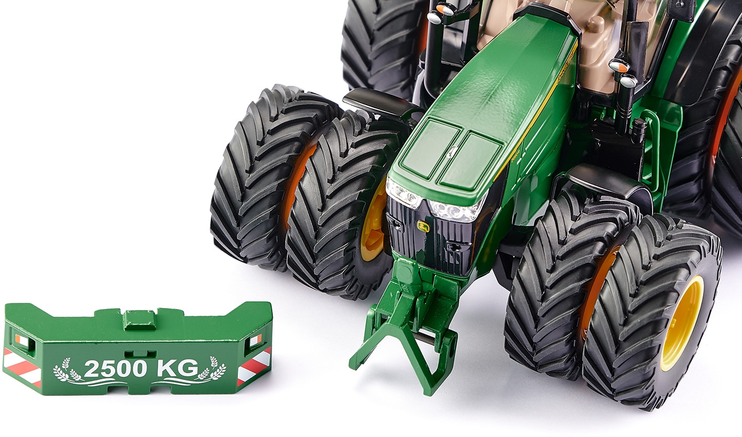 Siku RC-Traktor »SIKU Control, John Deere 7290R mit Doppelreifen (6736)«, inkl. Bluetooth App-Steuerung & Fernsteuermodul; 1:32; mit Licht