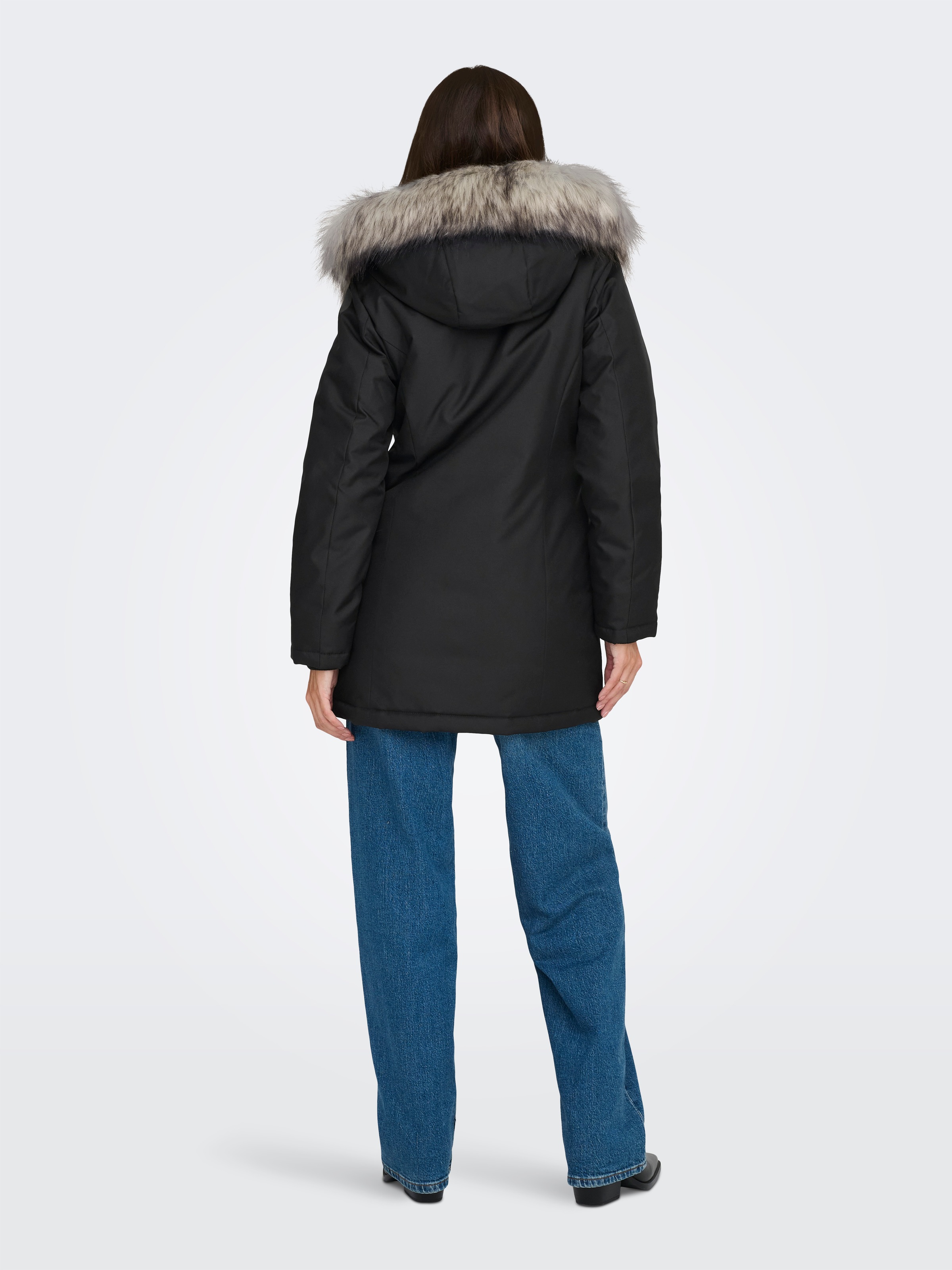 ONLY Parka »ONLNEWKATY PARKA LIFE OTW CC« mit Kapuze Kunstfaser,