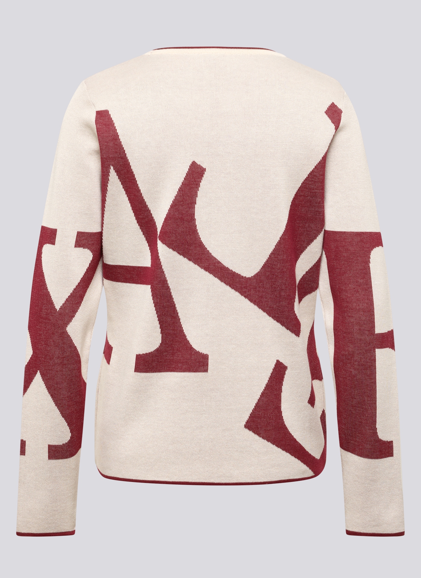 Rabe Strickpullover mit grafischem Muster