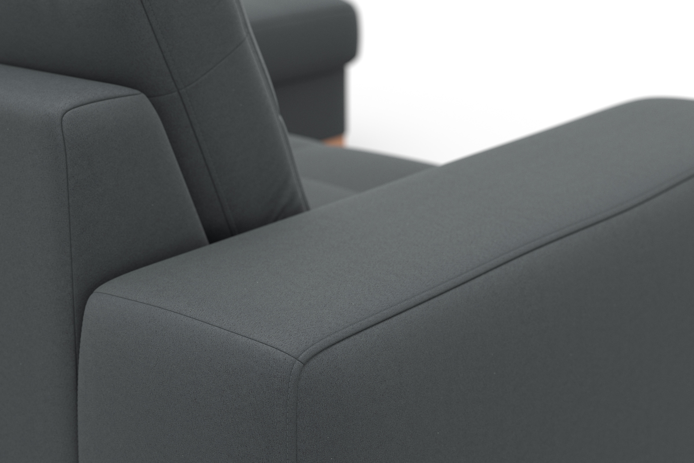sit&more Ecksofa »Quincy L-Form«, wahlweise mit Bettfunktion und Bettkasten