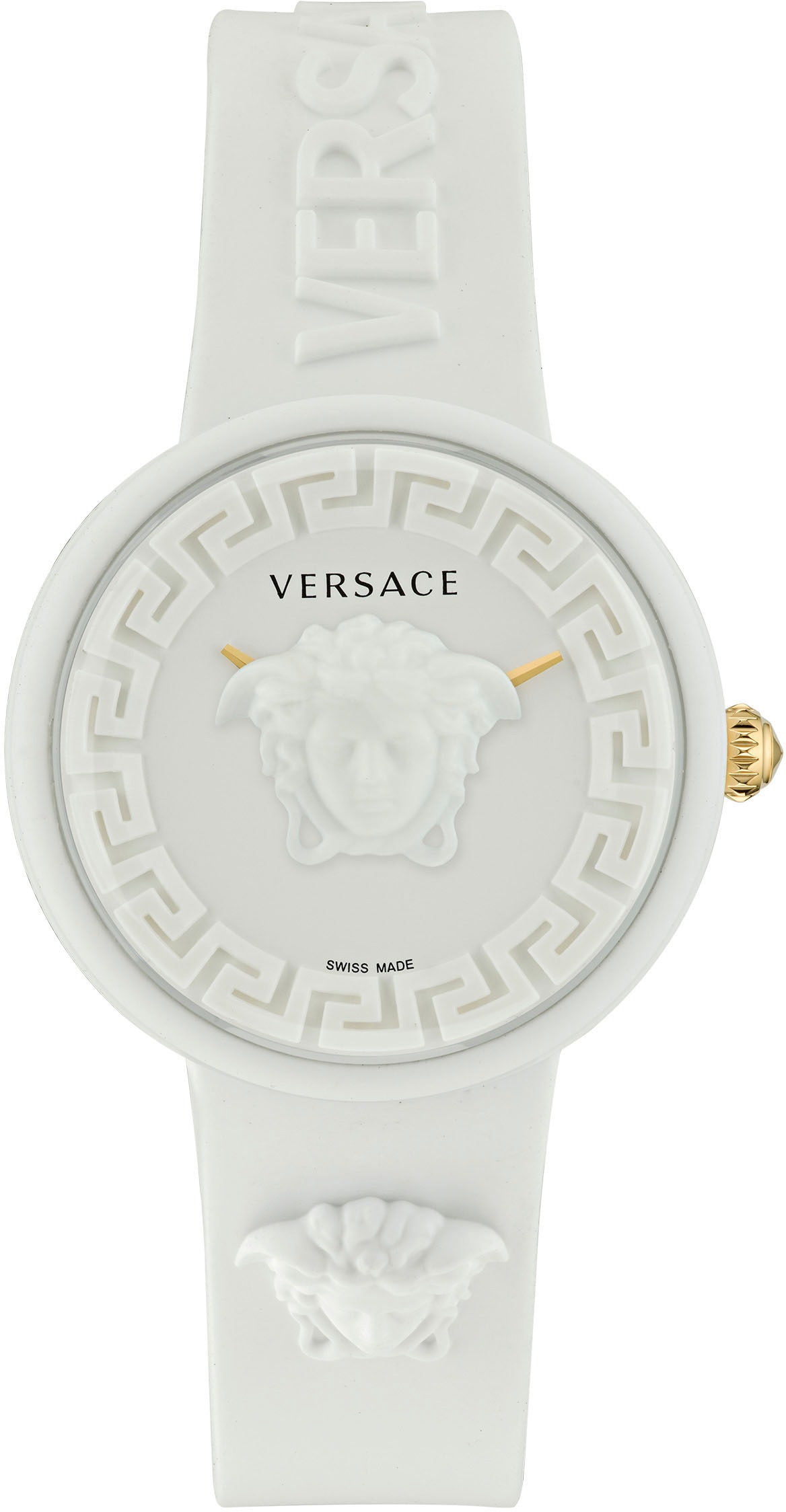 Versace Quarzuhr »MEDUSA POP, VE6G00123«, Armbanduhr, Damenuhr, Saphirglas, Swiss Made