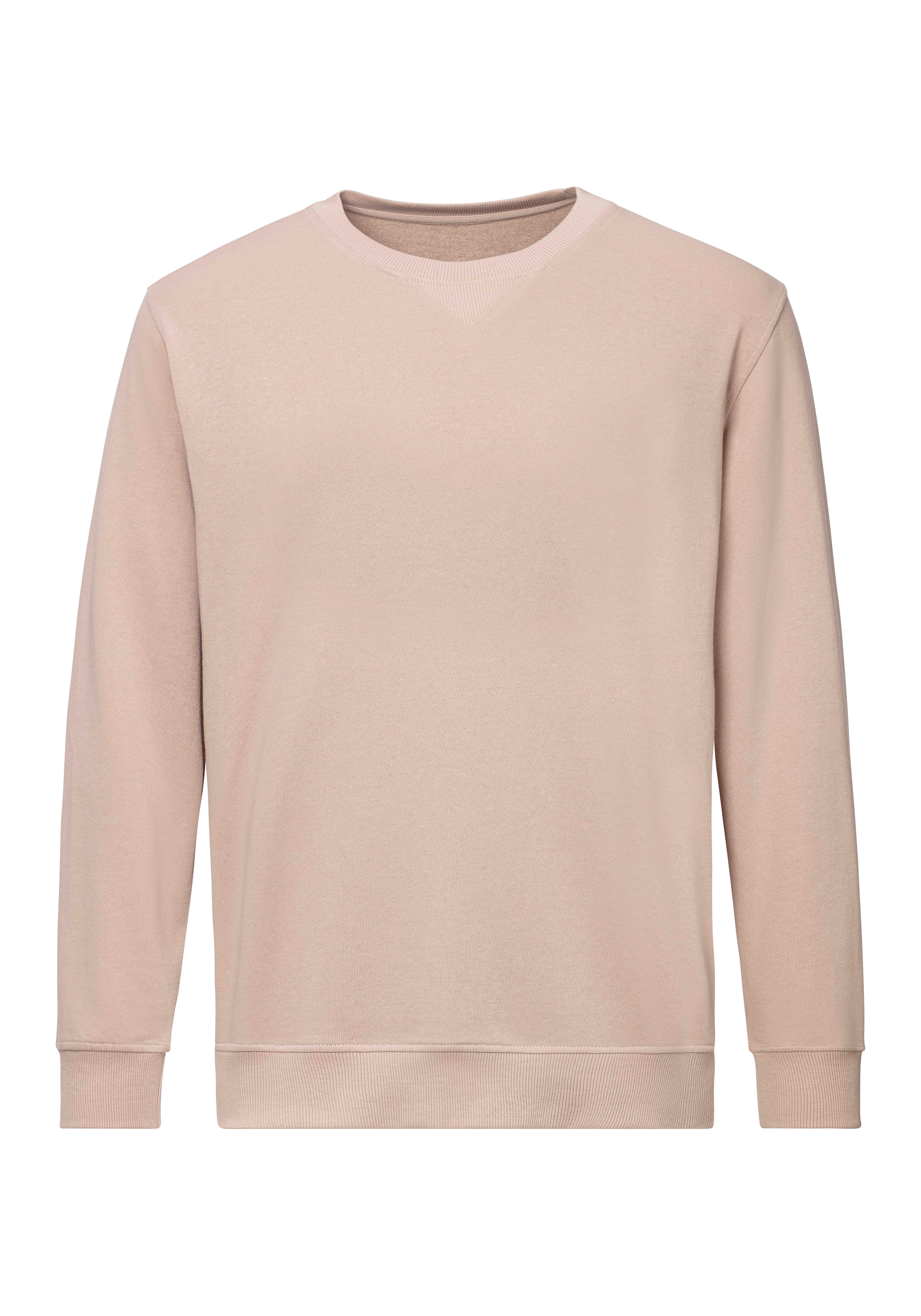 KangaROOS Sweatshirt »mit coolem Rippeinsatz am Ausschnitt vorn«