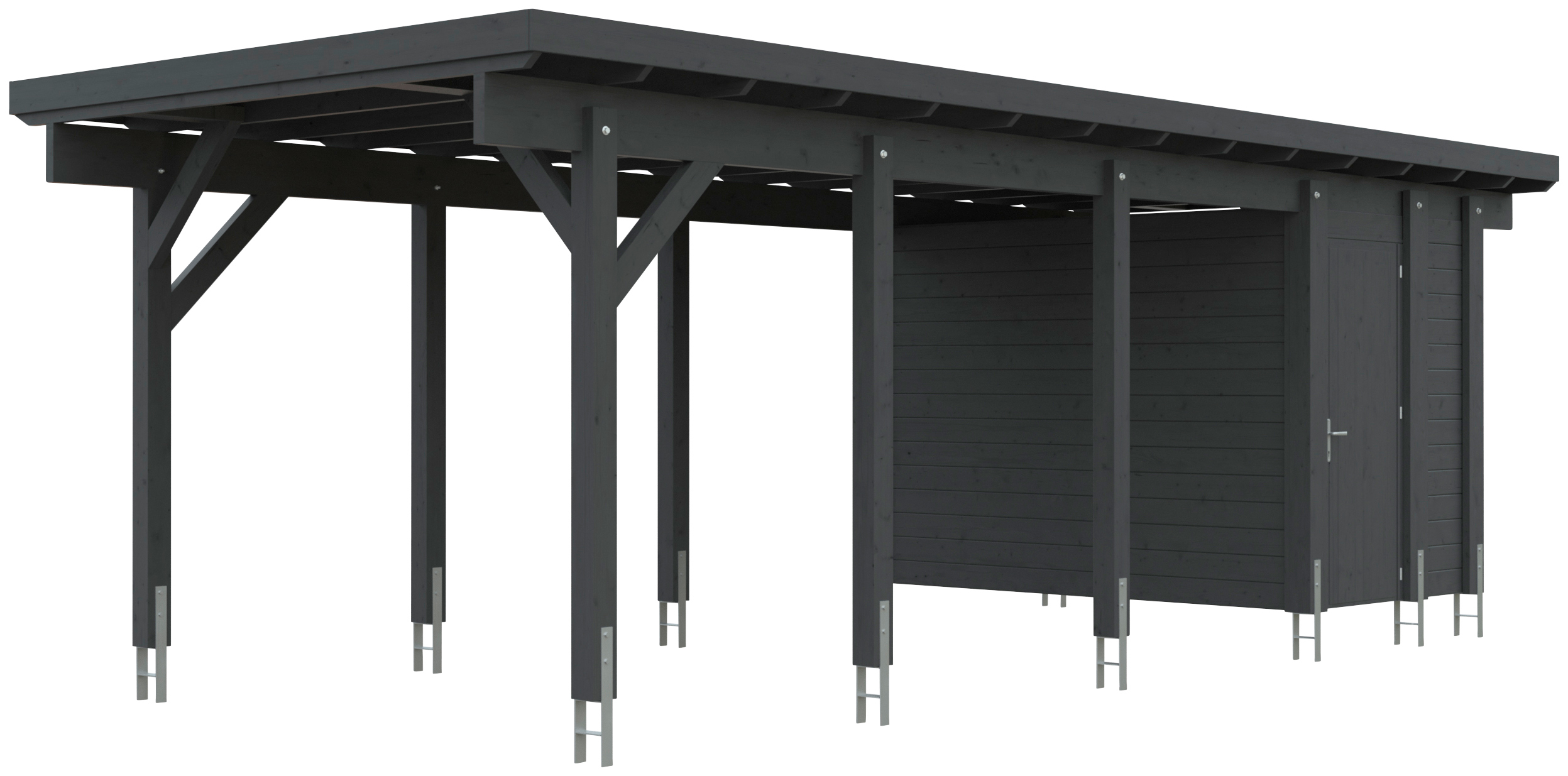 Carport-Geräteraum, BxT: 299x174 cm, nur für Carport KH 320/321