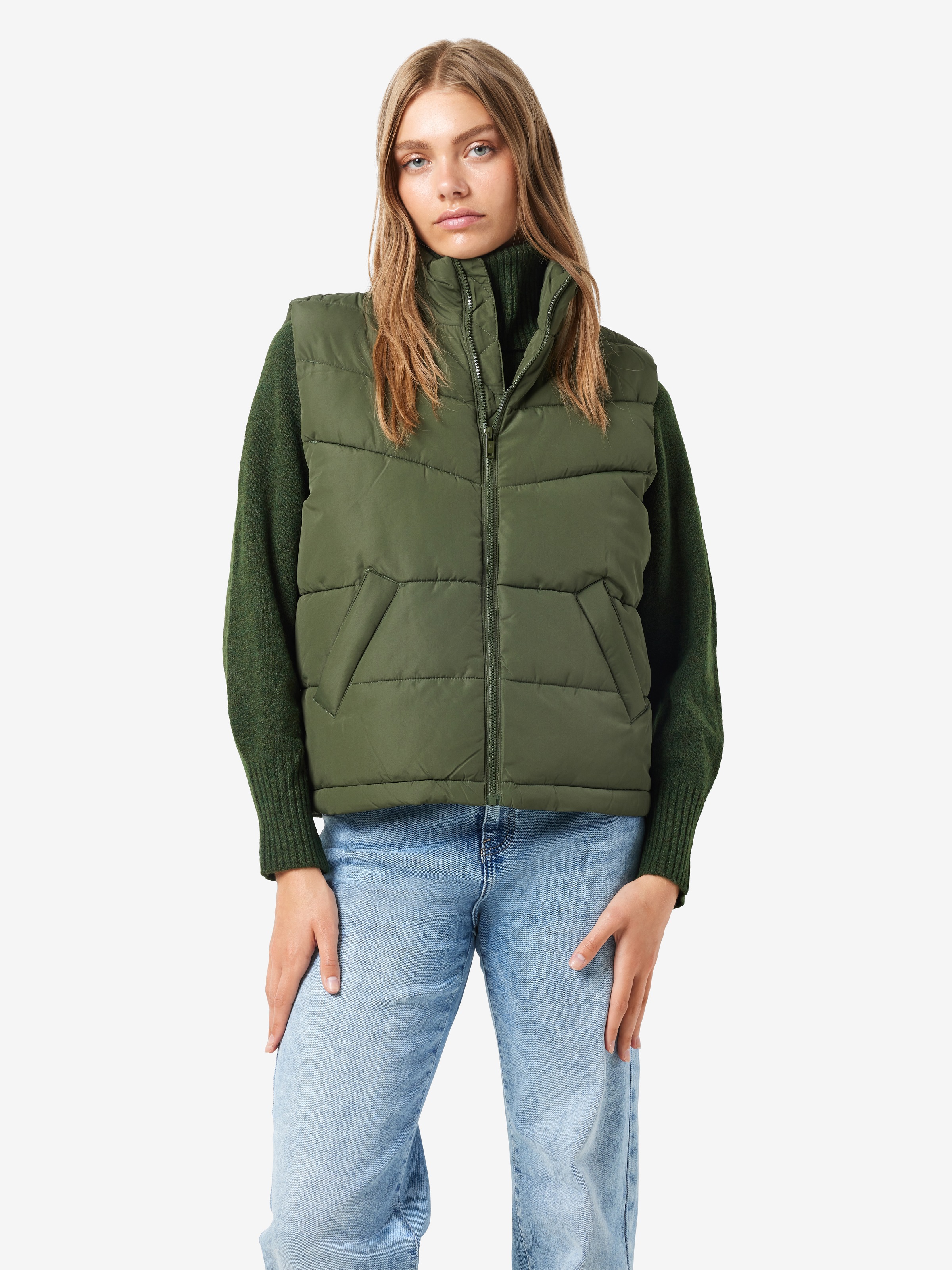 Noisy may Steppweste »NMDALCON S/L SHORT VEST NOOS FWD«
