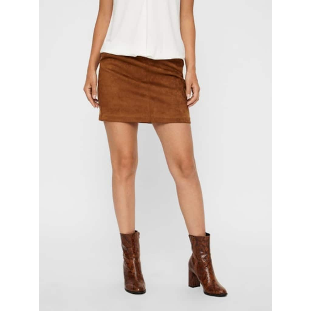 Vero Moda Lederimitatrock »VMDONNADINA FAUXSUEDE SHORT SKIRT«