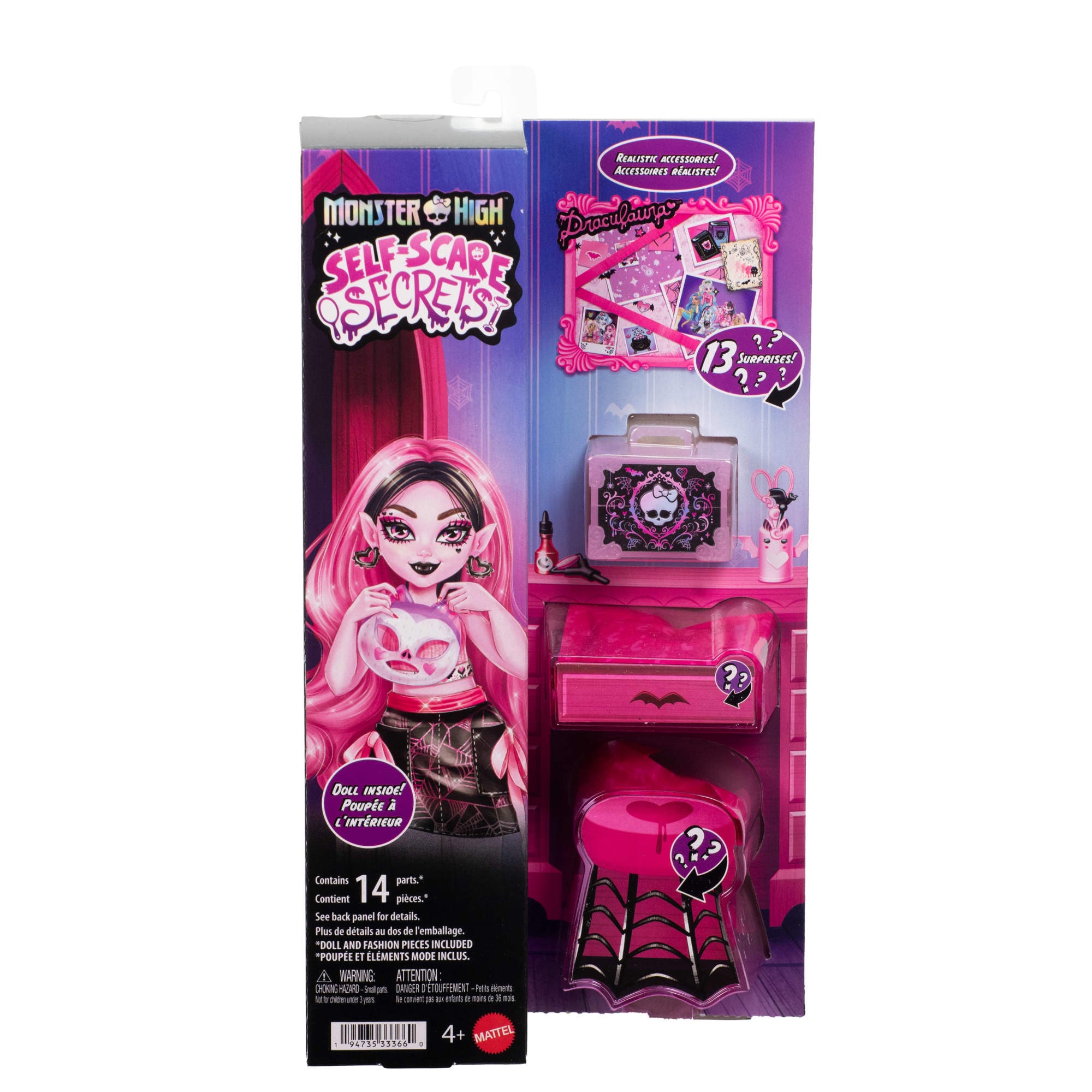 MonsterHigh™ Anziehpuppe »Monster High Self-Scare Secrets Draculaura«