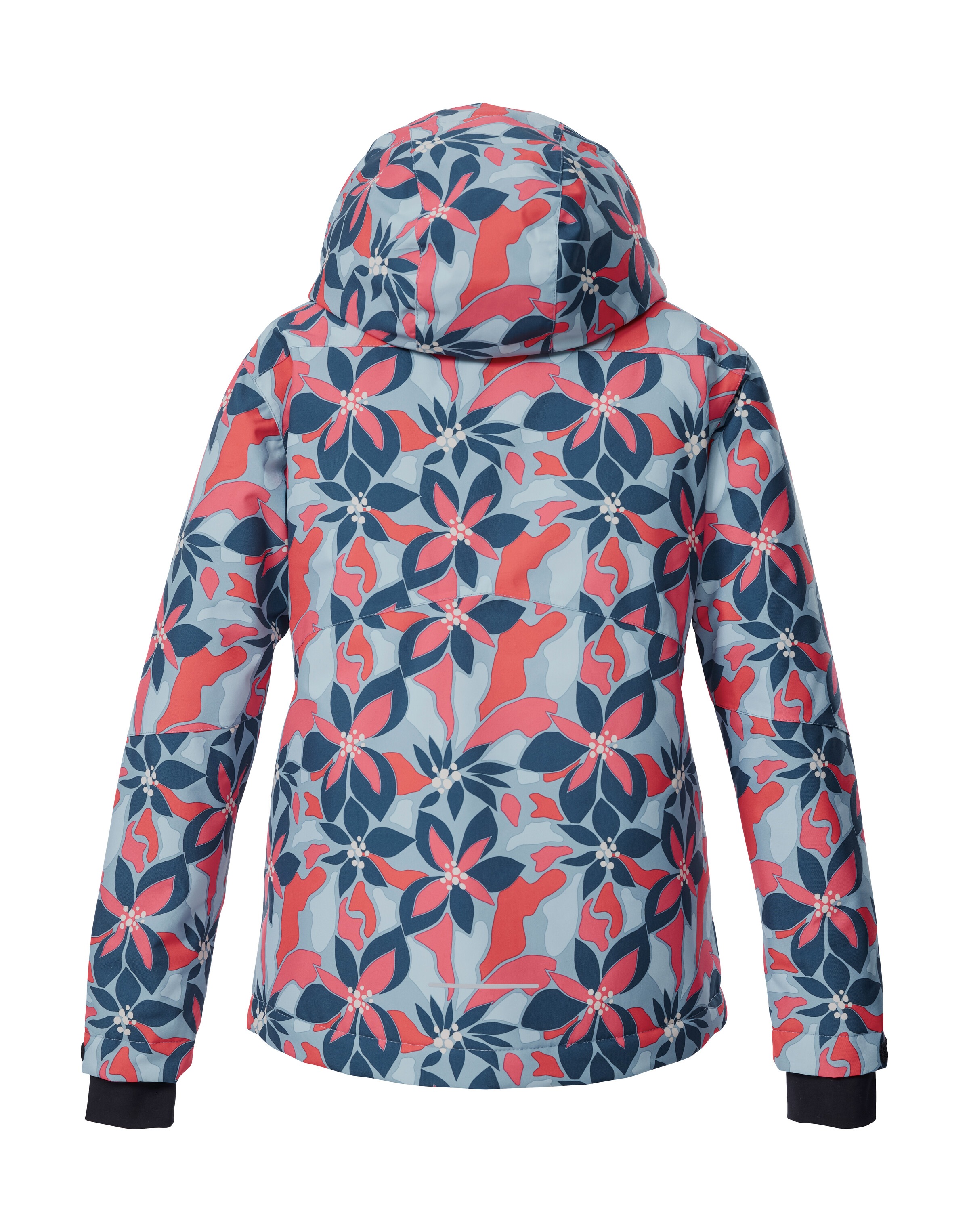 Killtec Skijacke »KSW 211 GRLS SKI JCKT« Wind- und wasserdichte Skijacke mit floralem Print und Stauraum