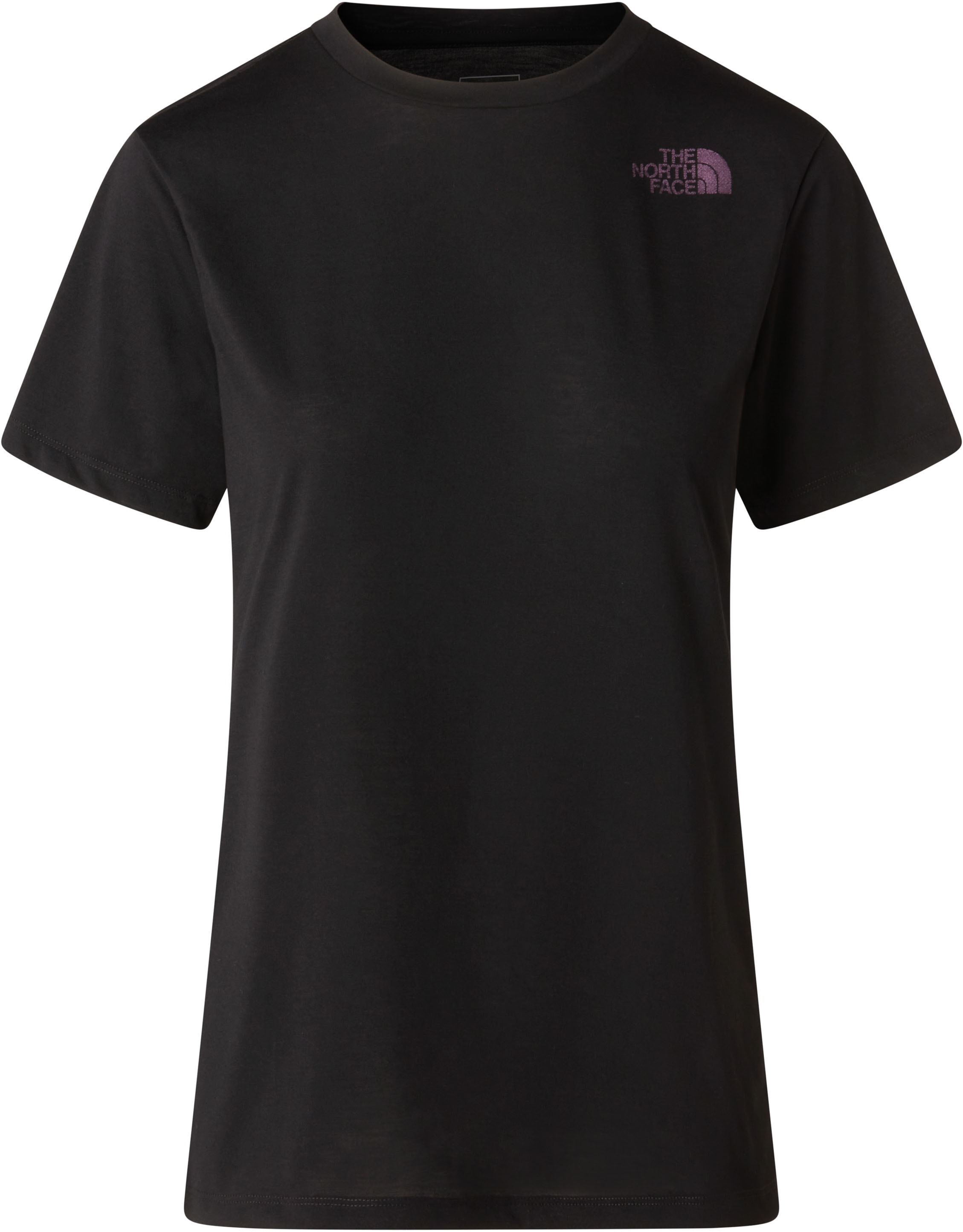 The North Face T-Shirt »W BITMAP LOGO SHORT SLEEVES TEE-GRAPHIC« sportlicher Stil, Kurzarm, für Sportmode und Outdoormode