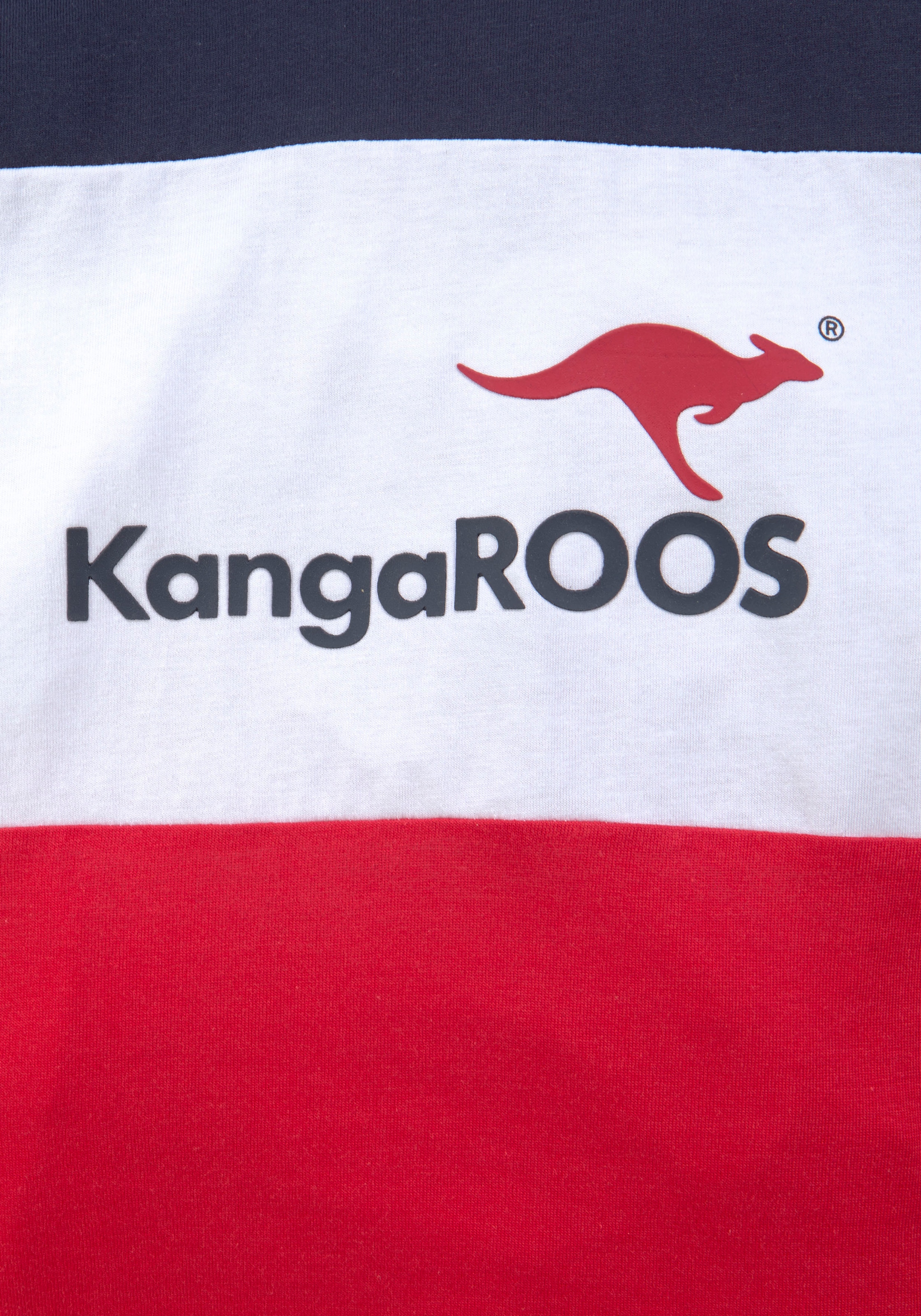 Frontlinie KangaROOS Langarmshirt, im colorblocking Design bei ♕