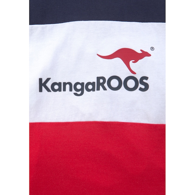 KangaROOS Langarmshirt, im colorblocking Design bei ♕