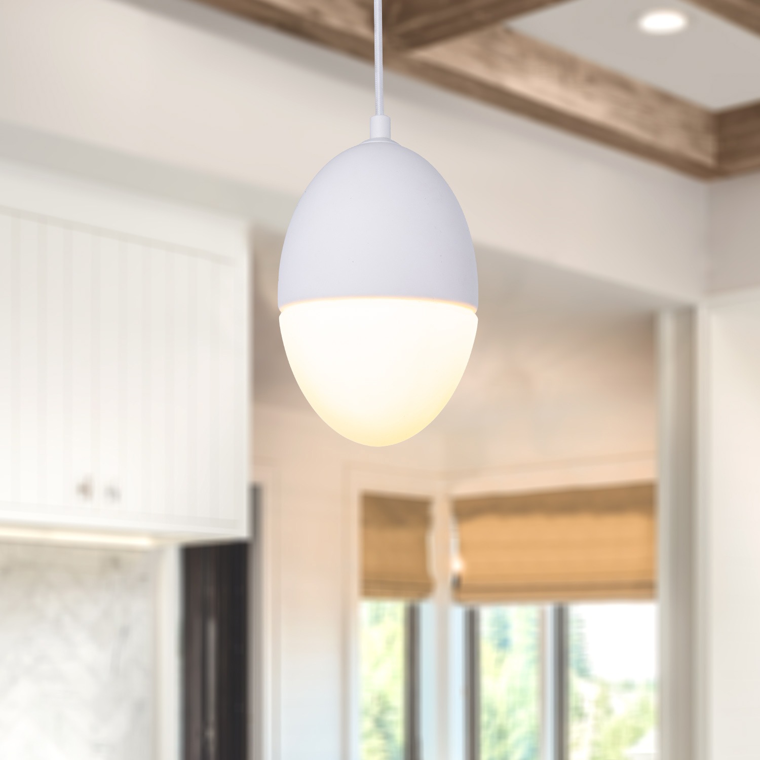Paco Home Pendelleuchte »GREGG«, 1 flammig, Leuchtmittel E27 | ohne Leuchtmittel, LED, E27, Lampe Für Wohnzimmer Esszimmer Küche, Höhenverstellbar