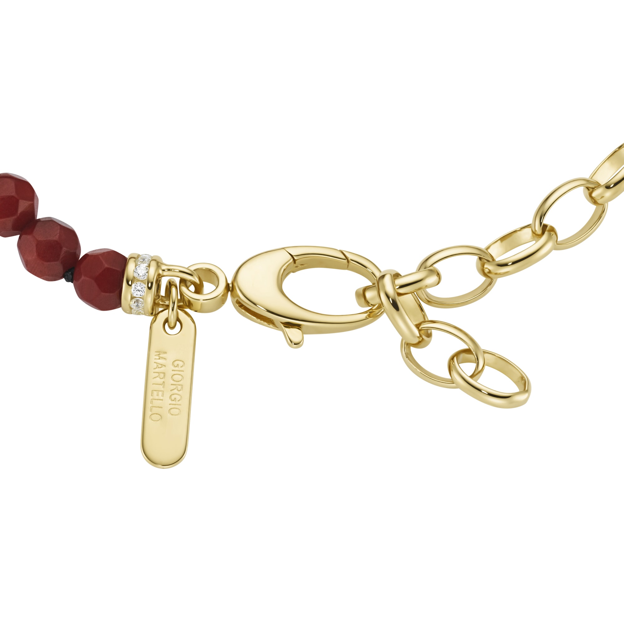GIORGIO MARTELLO MILANO Armband »Armband mit Ziersteinen, Silber 925«