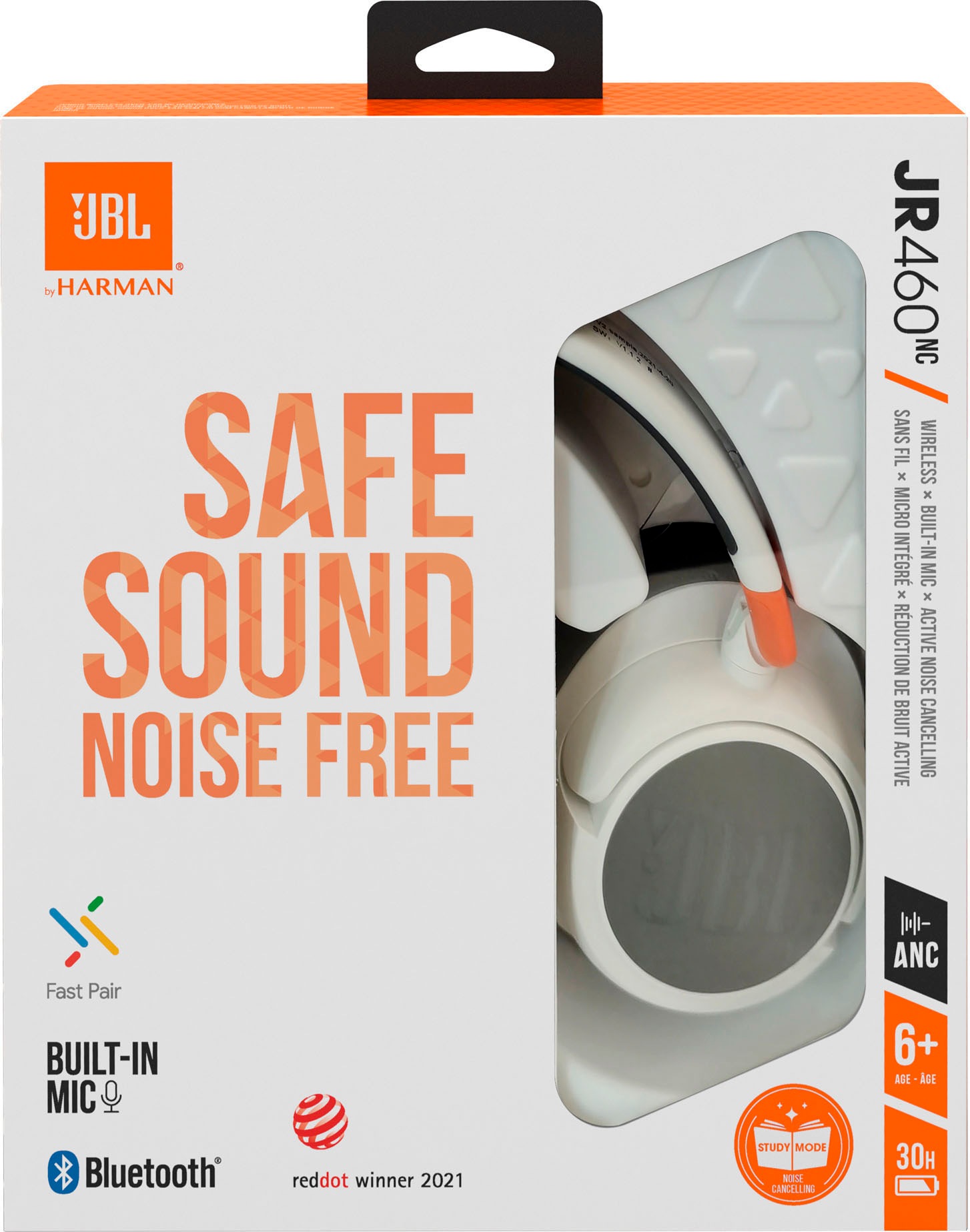 JBL Kinder-Kopfhörer »JR460NC«, Bluetooth-A2DP Bluetooth-AVRCP  Bluetooth-HFP, Noise-Cancelling, Active Noise Cancelling bequem bestellen