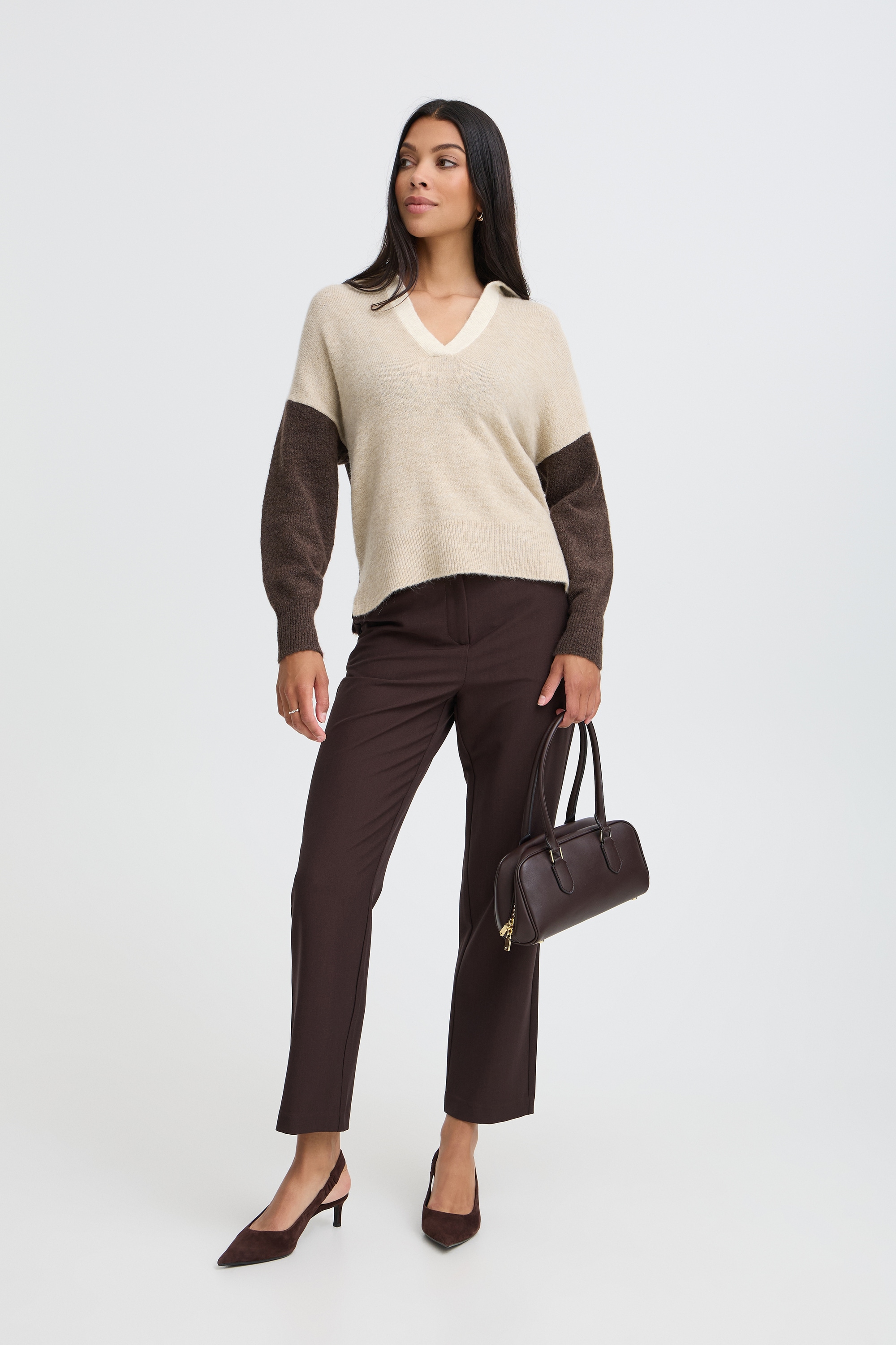 b.young Strickpullover »Damen Langarm BYMONNA«