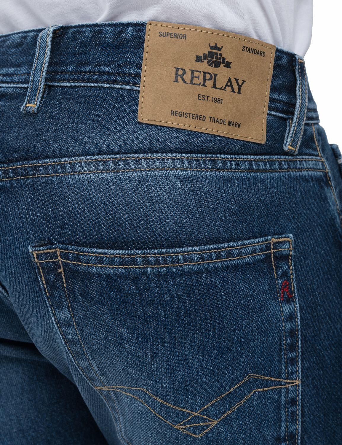 Replay Straight-Jeans »GROVER«, in vielen verschiedenen Waschungen, mit Stretch