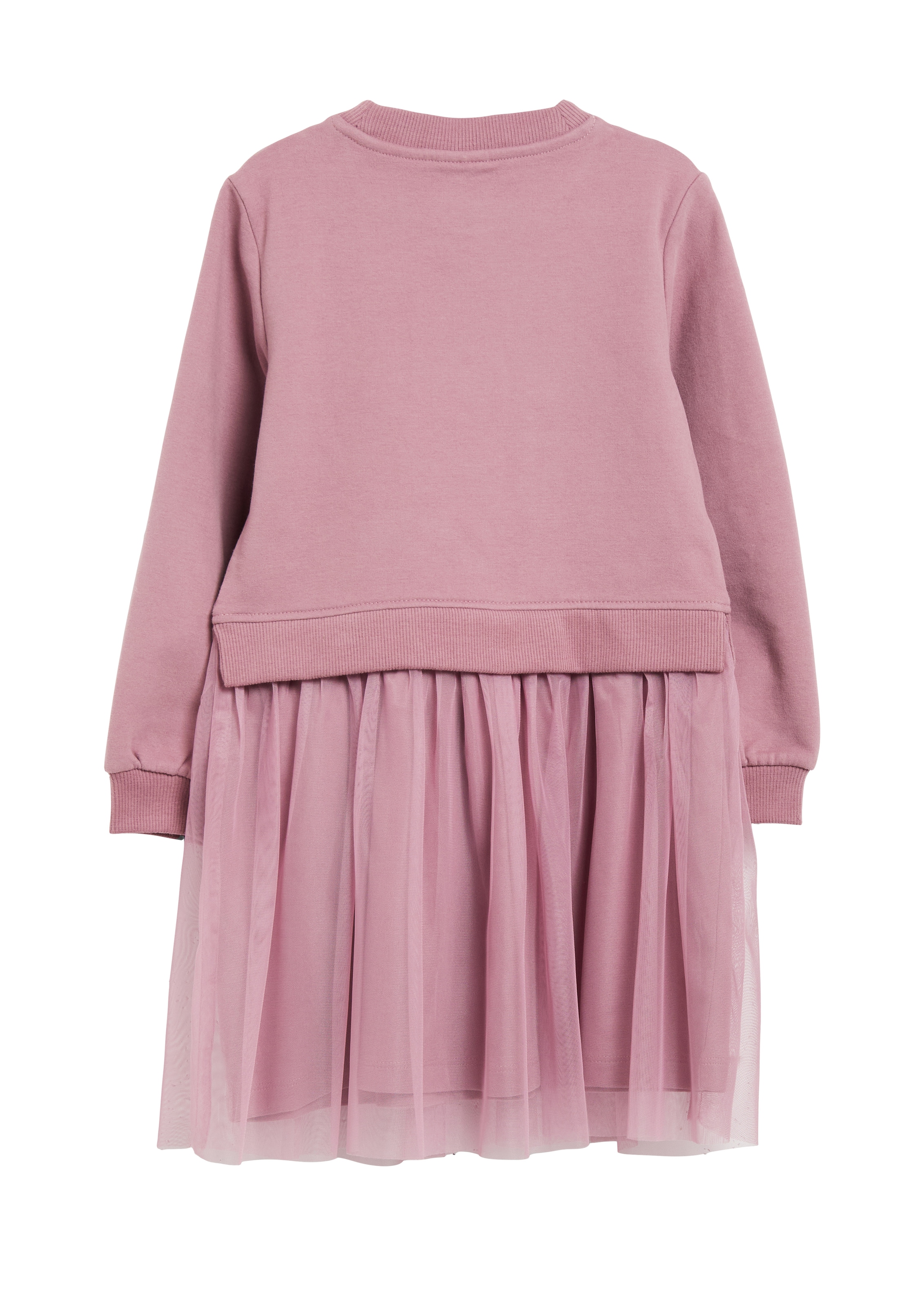s.Oliver Junior Sweatkleid mit Tüllrock, Stickerei